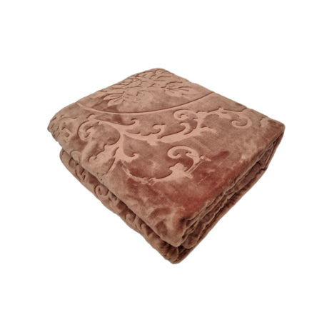 Luxury Brown Throw Blanket 220 x 240 cm | Heavy Quality