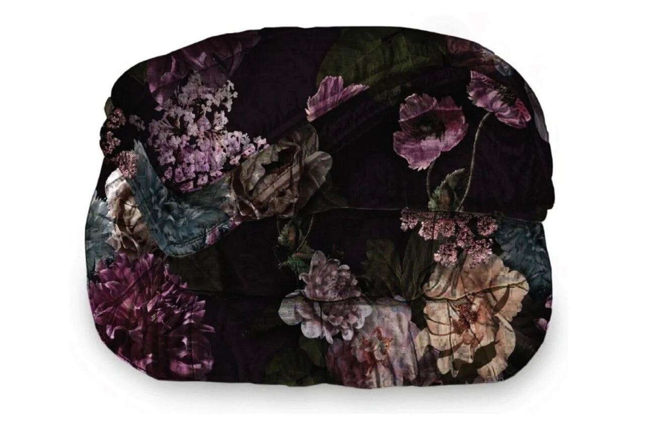 All-in One Lazy Dekbed Purple Flowers - Dekbed met kussenslopen
