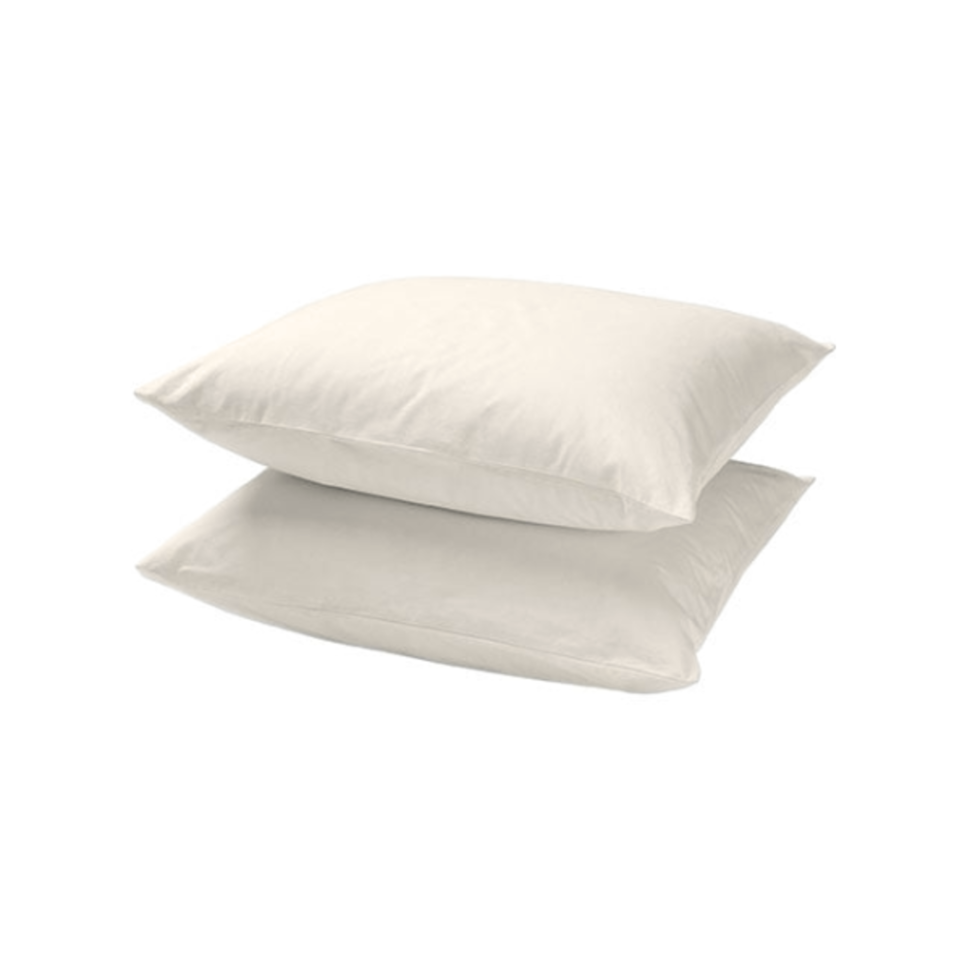 Perkaal Katoenen Kussenslopen Creme 60 x 70 cm - 2 stuks