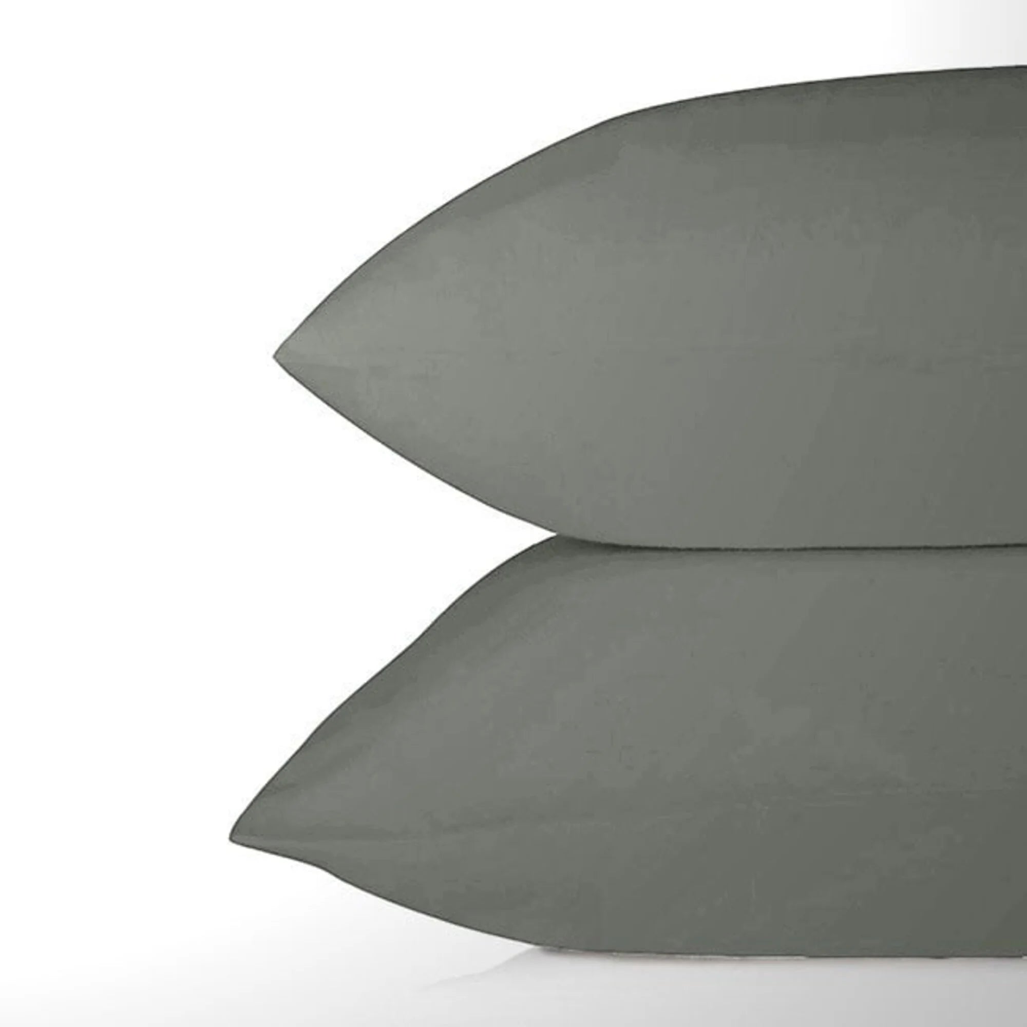 Perkaal Katoenen Kussenslopen Antraciet 60 x 70 cm - 2 stuks