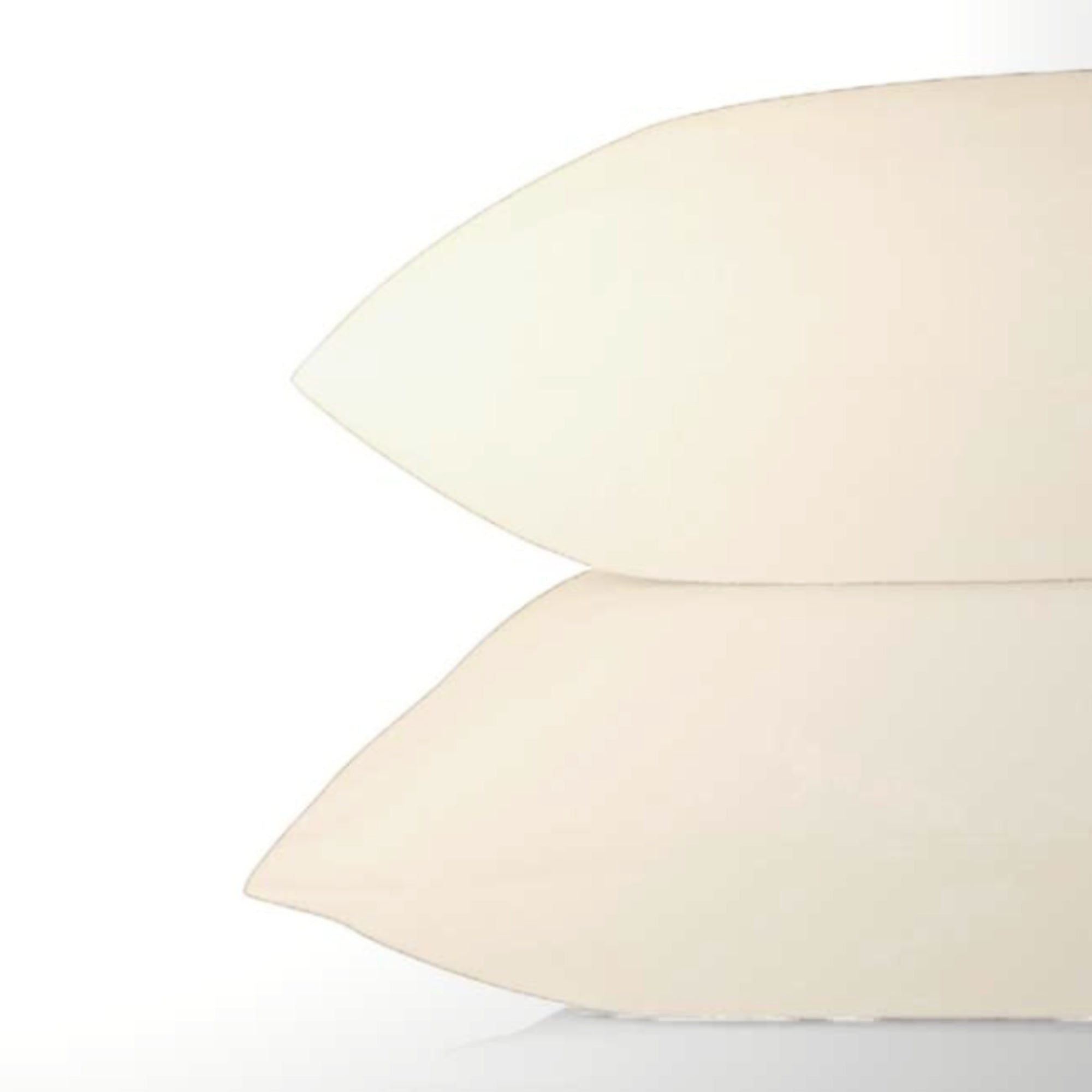 Perkaal Katoenen Kussenslopen Creme 60 x 70 cm - 2 stuks