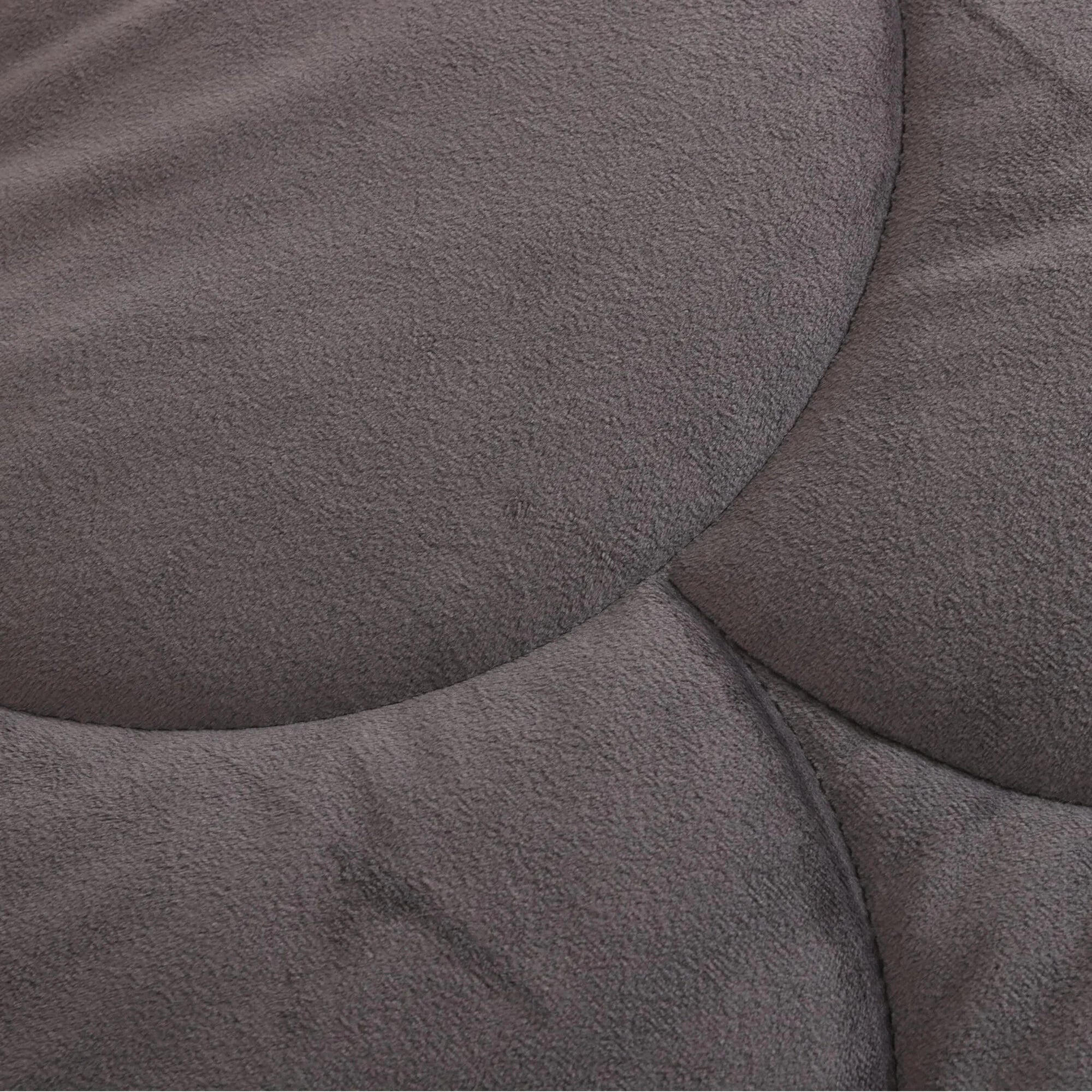 All-in One Lazy Teddy/Velvet Duvet Gray - 2-in-1 Winter duvet