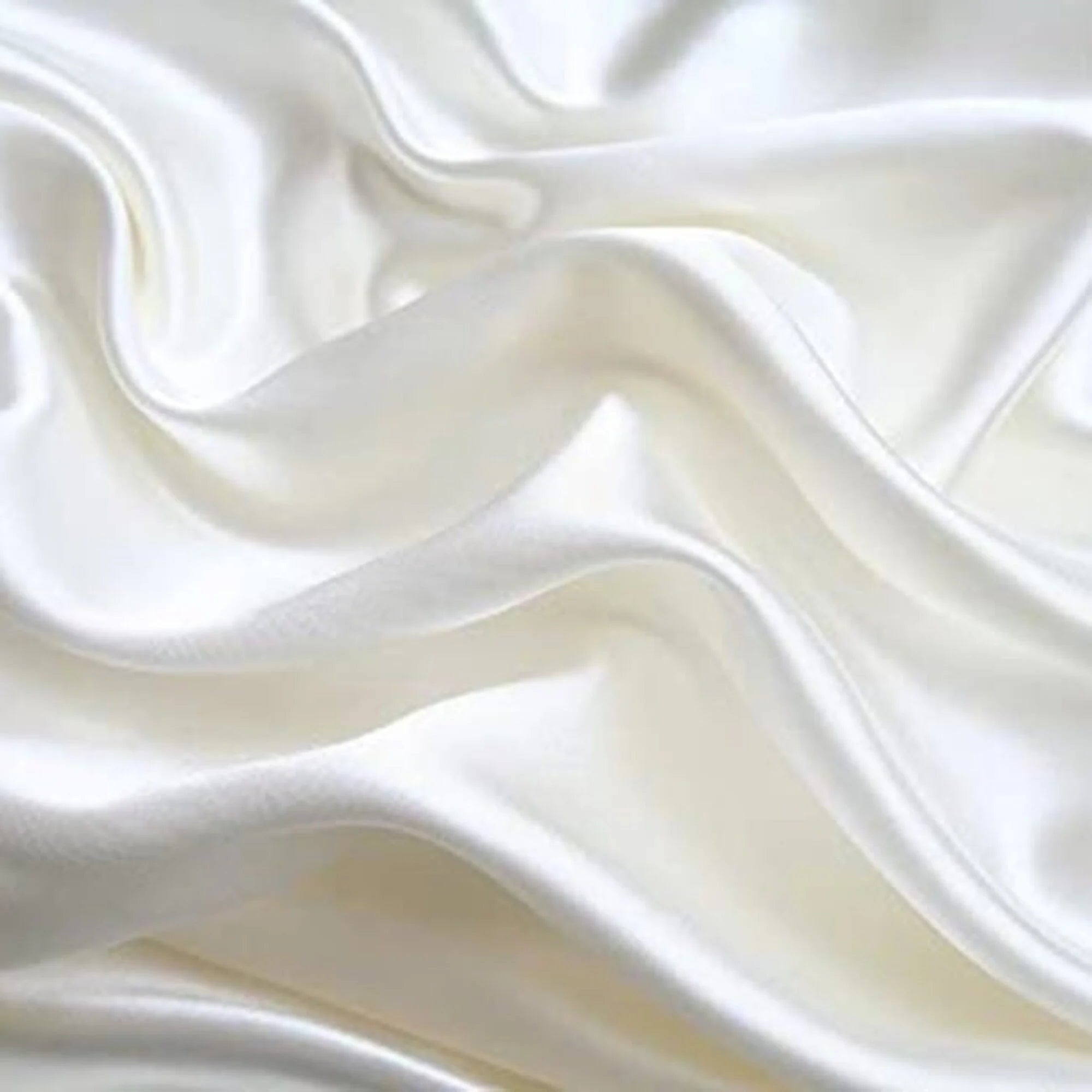 Glanzend Satijnen Dekbedovertrek White met Lace - Griekse Sleutel