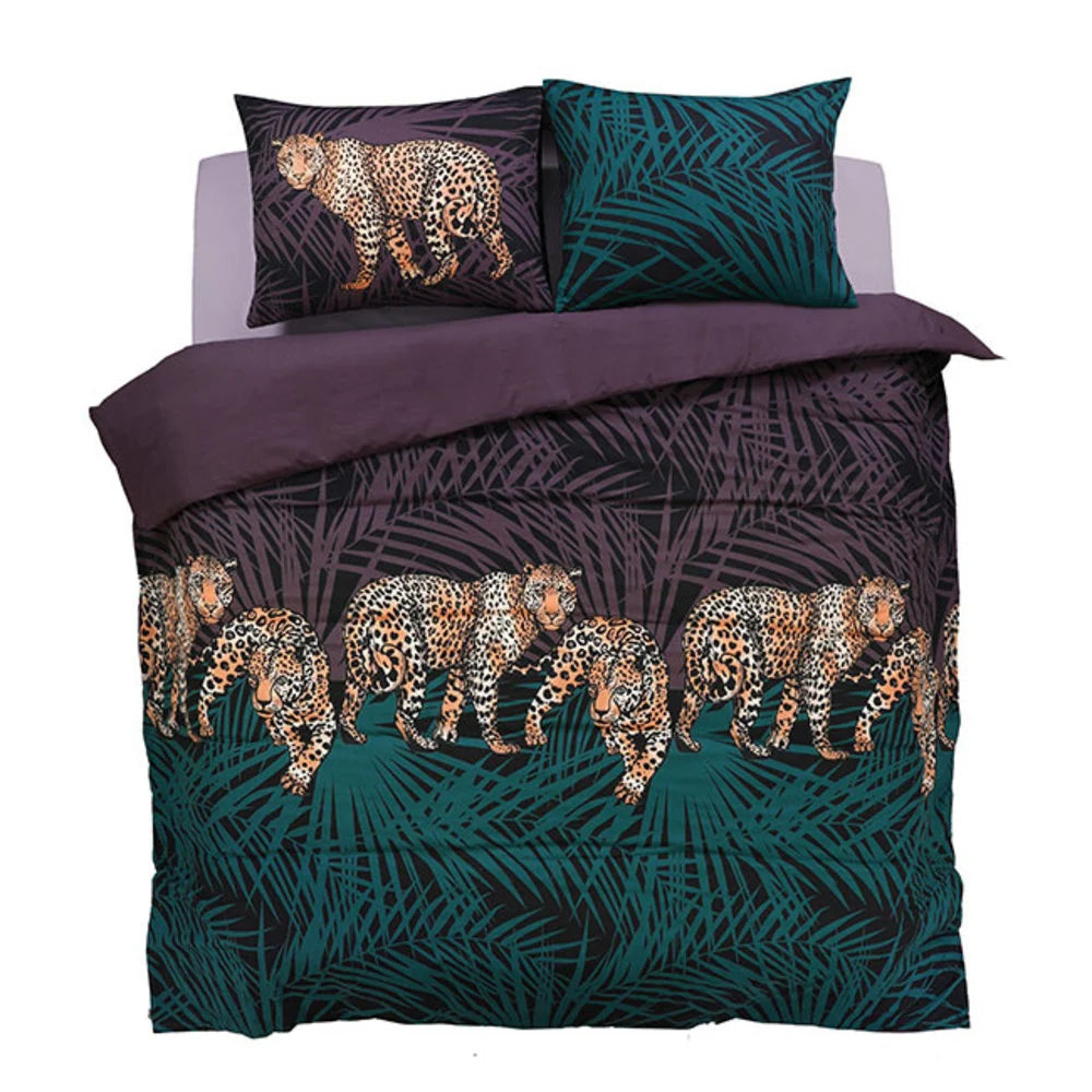 Cotton Duvet Cover Cheetah