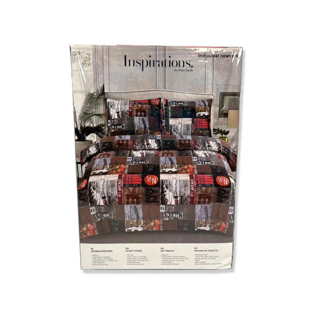 Cotton Duvet Cover Industrial New York