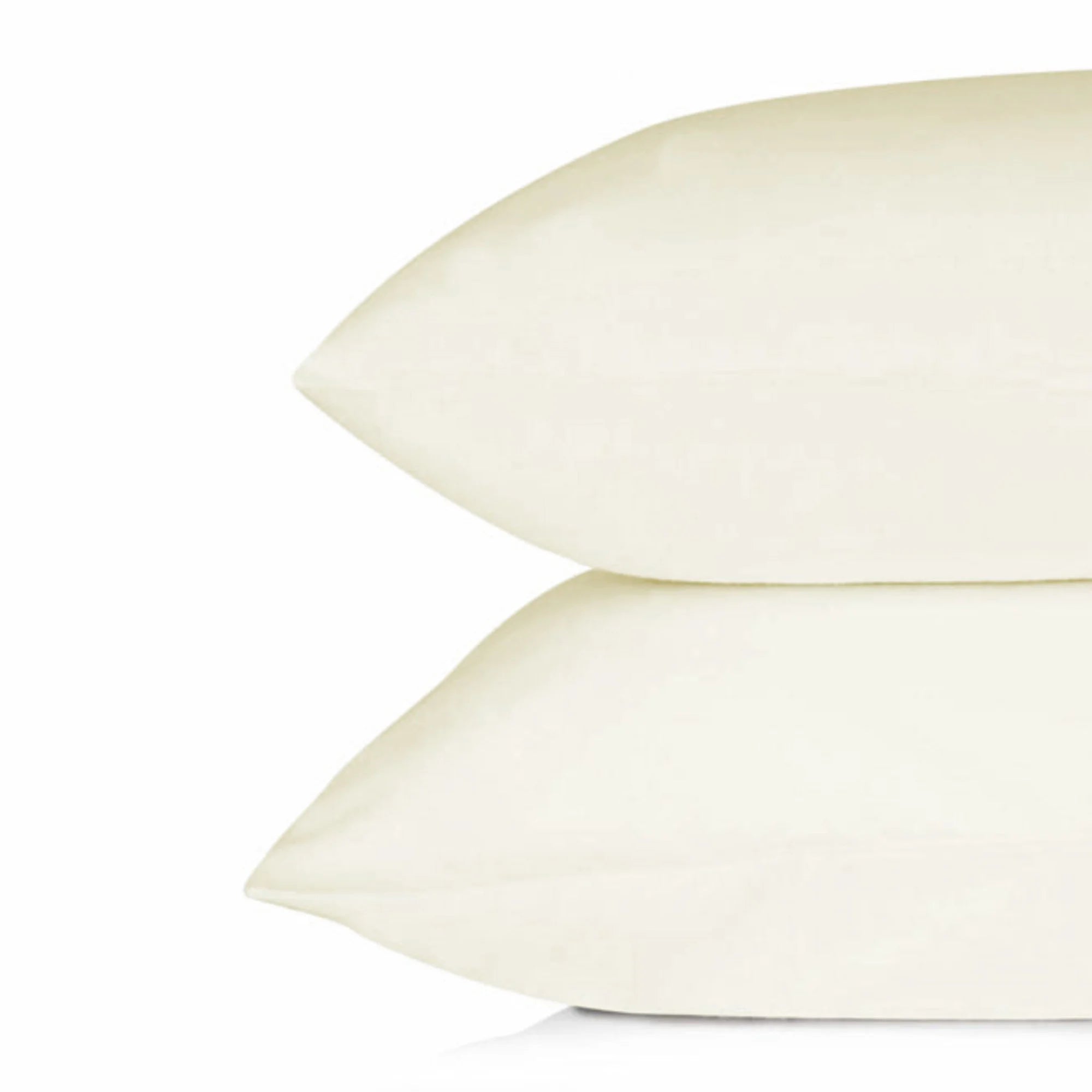 Set of 2 Cotton Pillowcases Off White