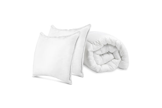 2 in 1 Dekbed + kussens - Anti huisstofmijt - Kussen 1000 gram gevuld - Anti-allergisch