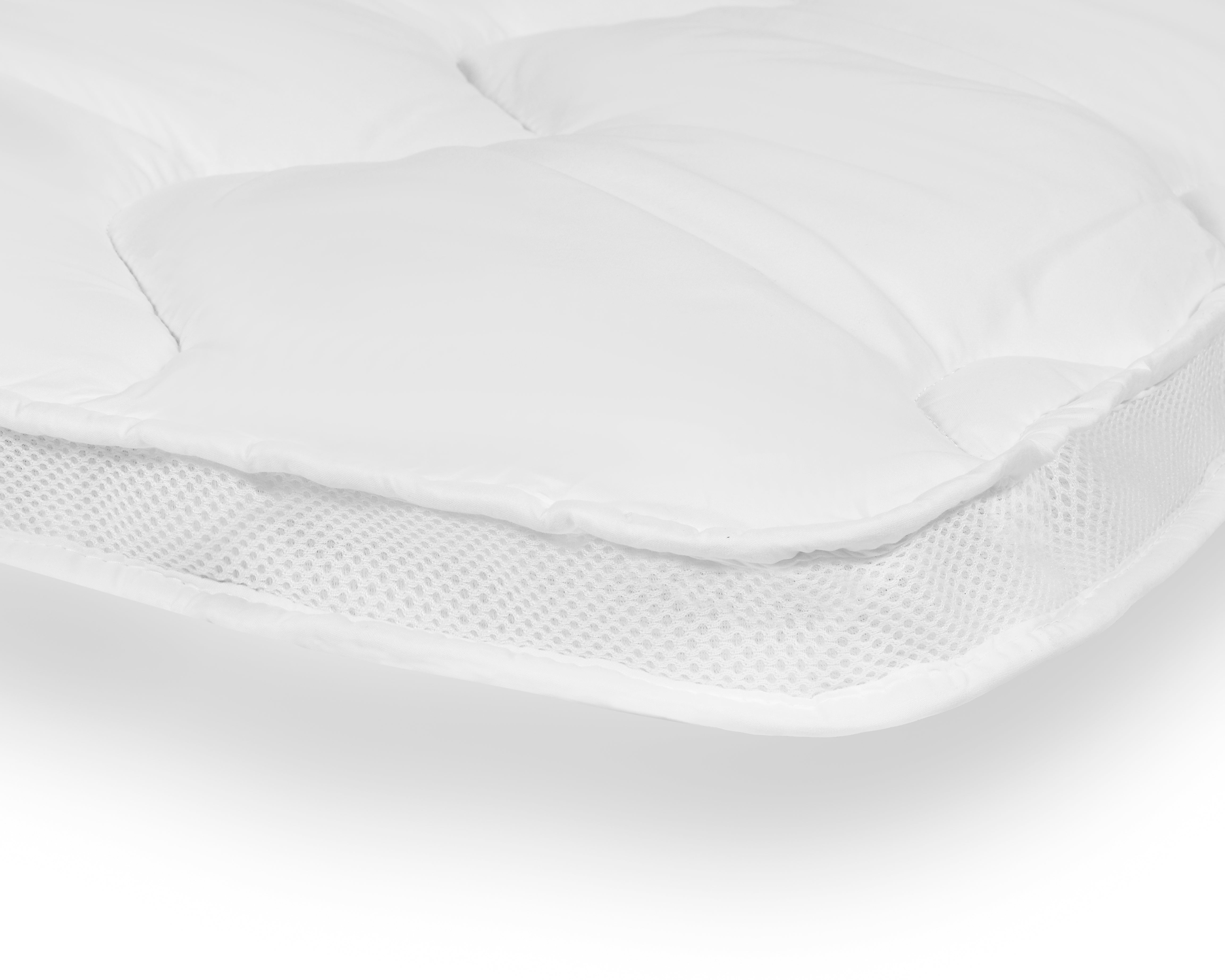 3D Air Dual Layer Hotel Mattress Topper - Air Ventilation - Comfortably Soft - Ideal for Hard Mattresses