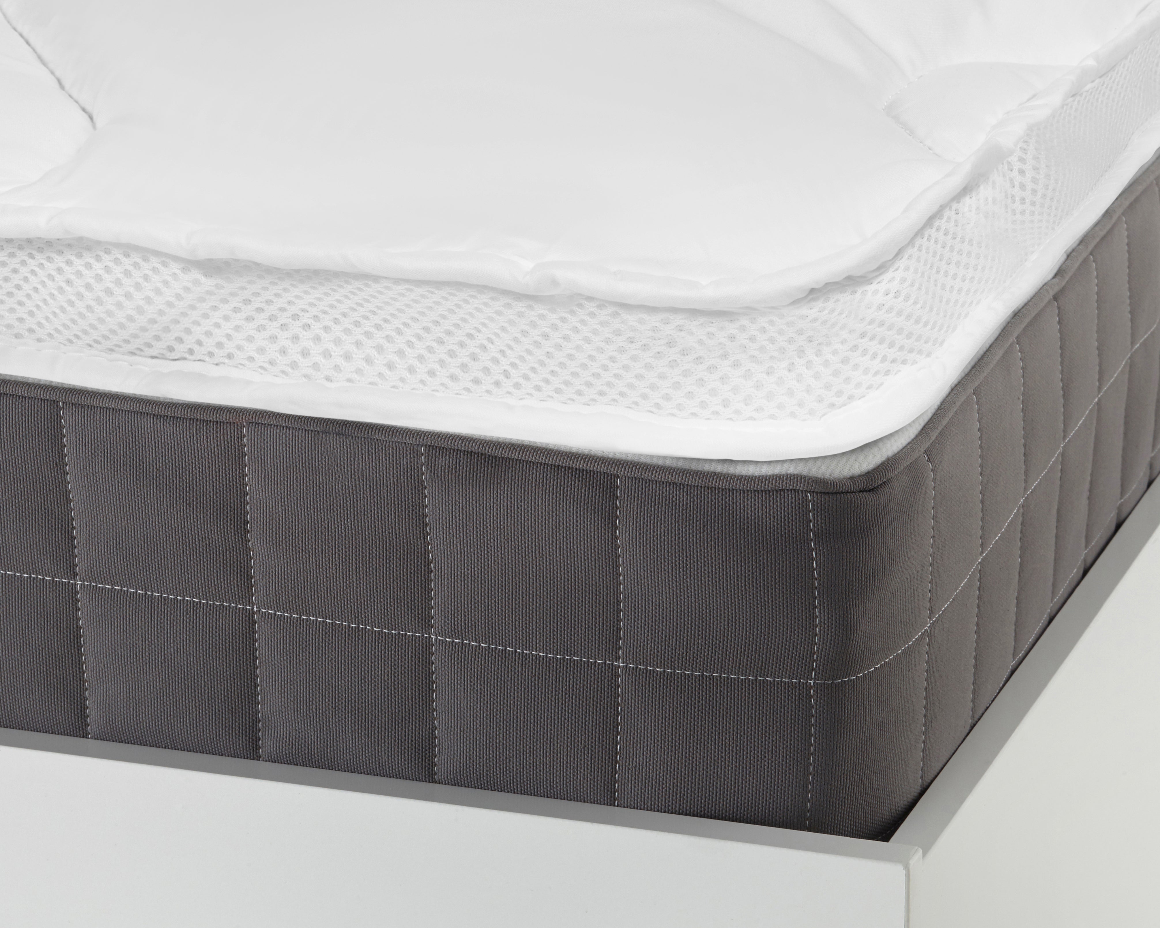 3D Air Dual Layer Hotel Mattress Topper - Air Ventilation - Comfortably Soft - Ideal for Hard Mattresses