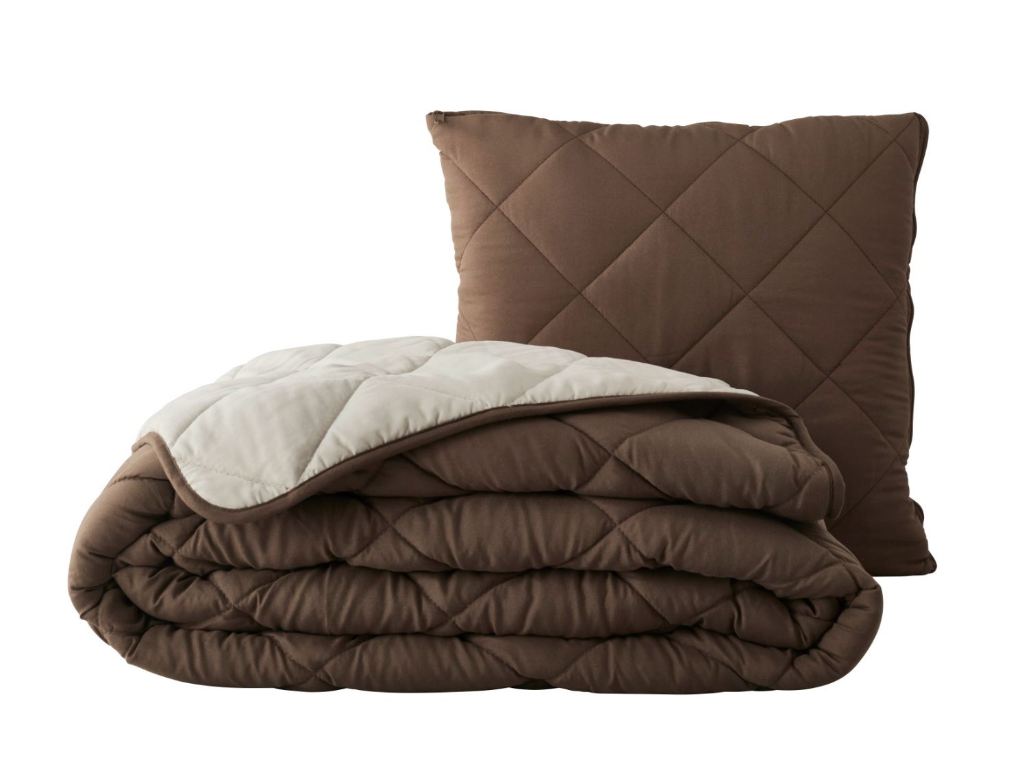 Magic Pillow 2-in-1 pillow/duvet in Beige/Brown