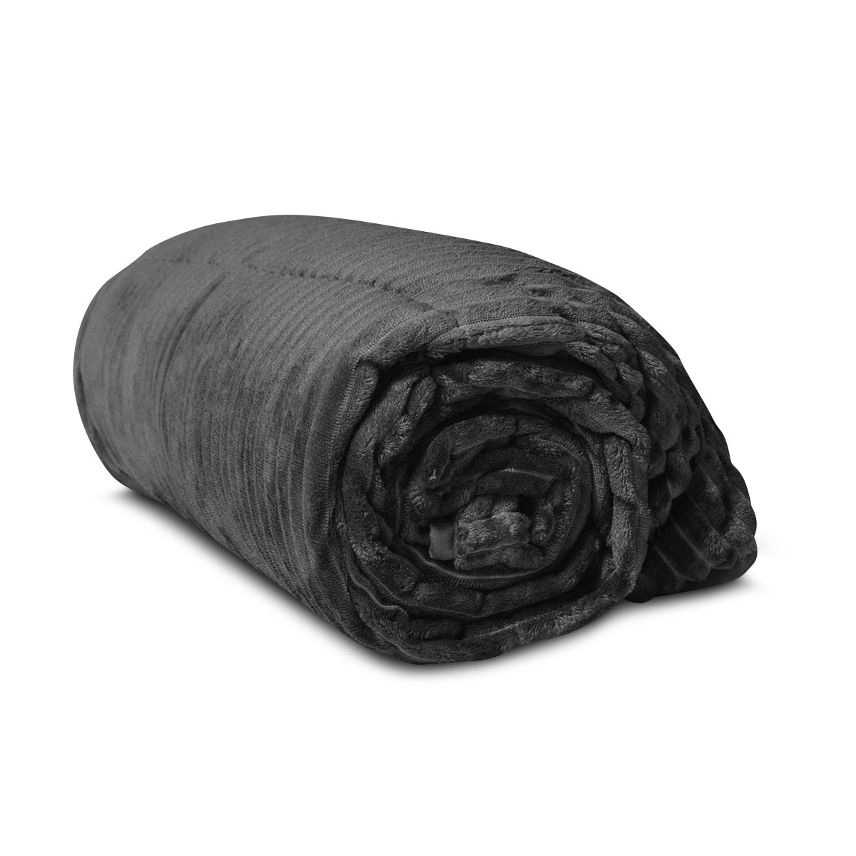 All-in-One Lazy Rib Duvet Anthracite - Duvet for the whole year