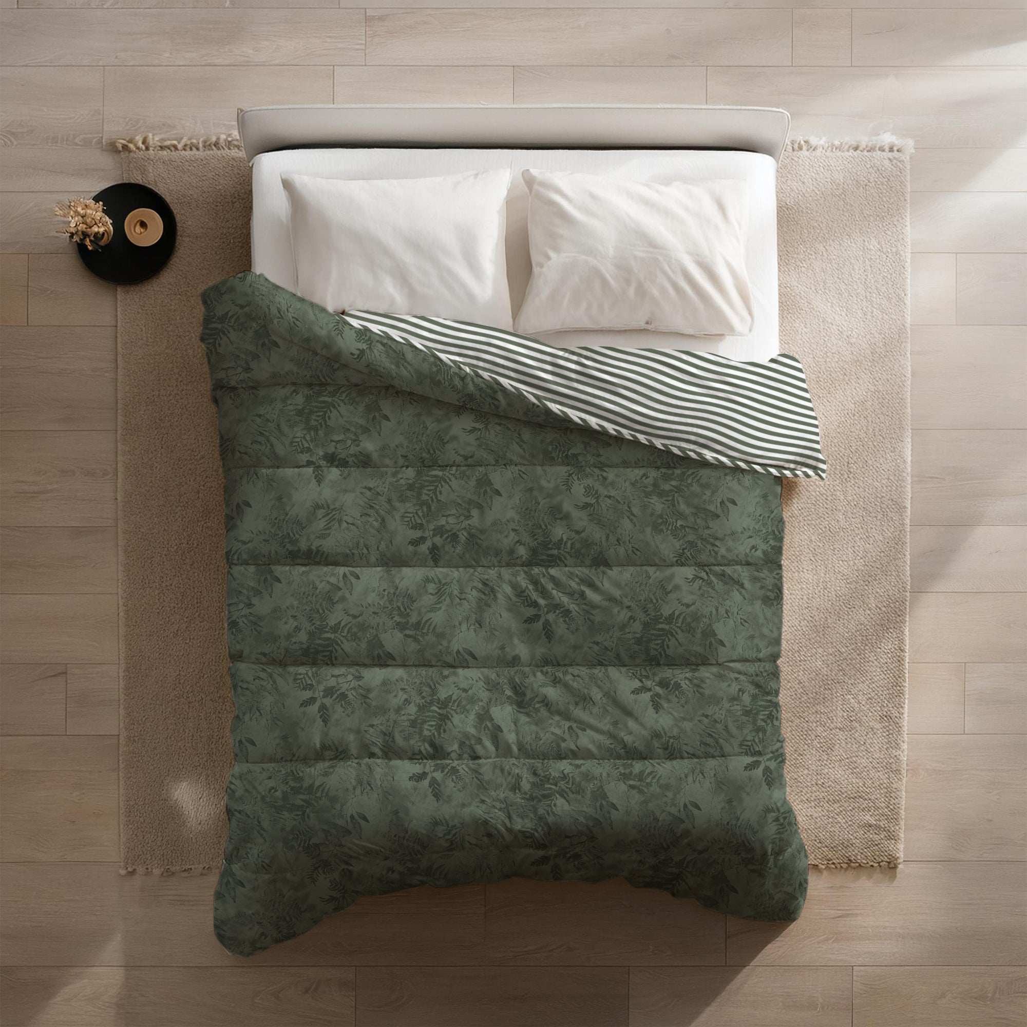 All-in One Lazy Dekbed Green Woods - Dekbed voor het hele jaar