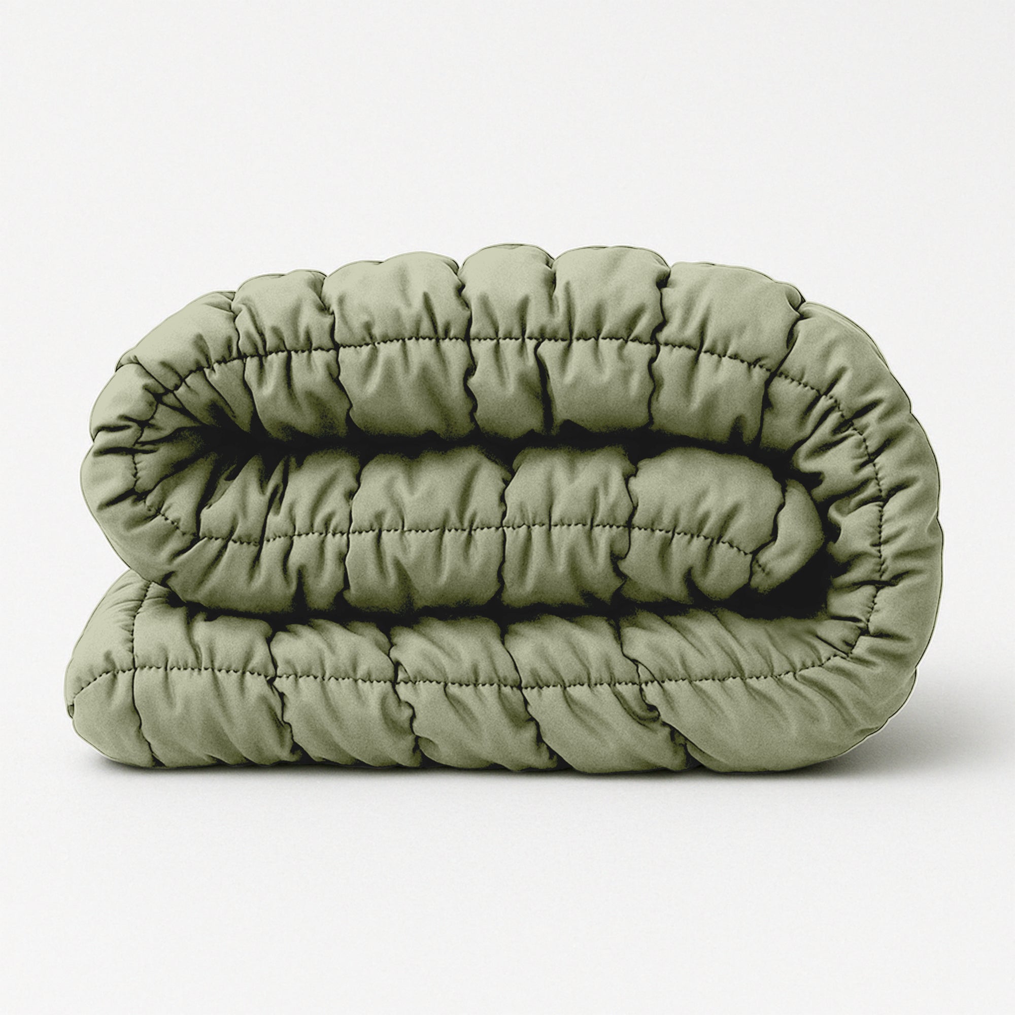 All-in One Lazy Puffy Dekbed Pistache - Dekbed voor het hele jaar