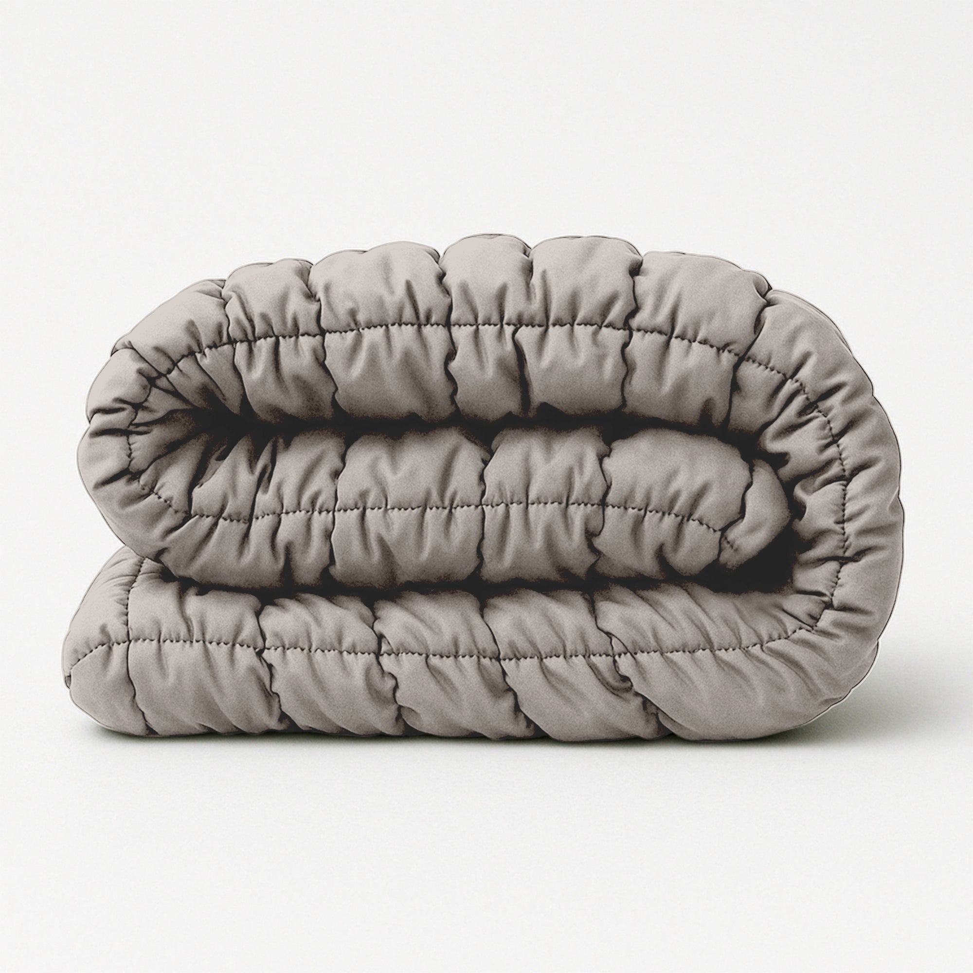 All-in One Lazy Puffy Dekbed Grey - Dekbed voor het hele jaar