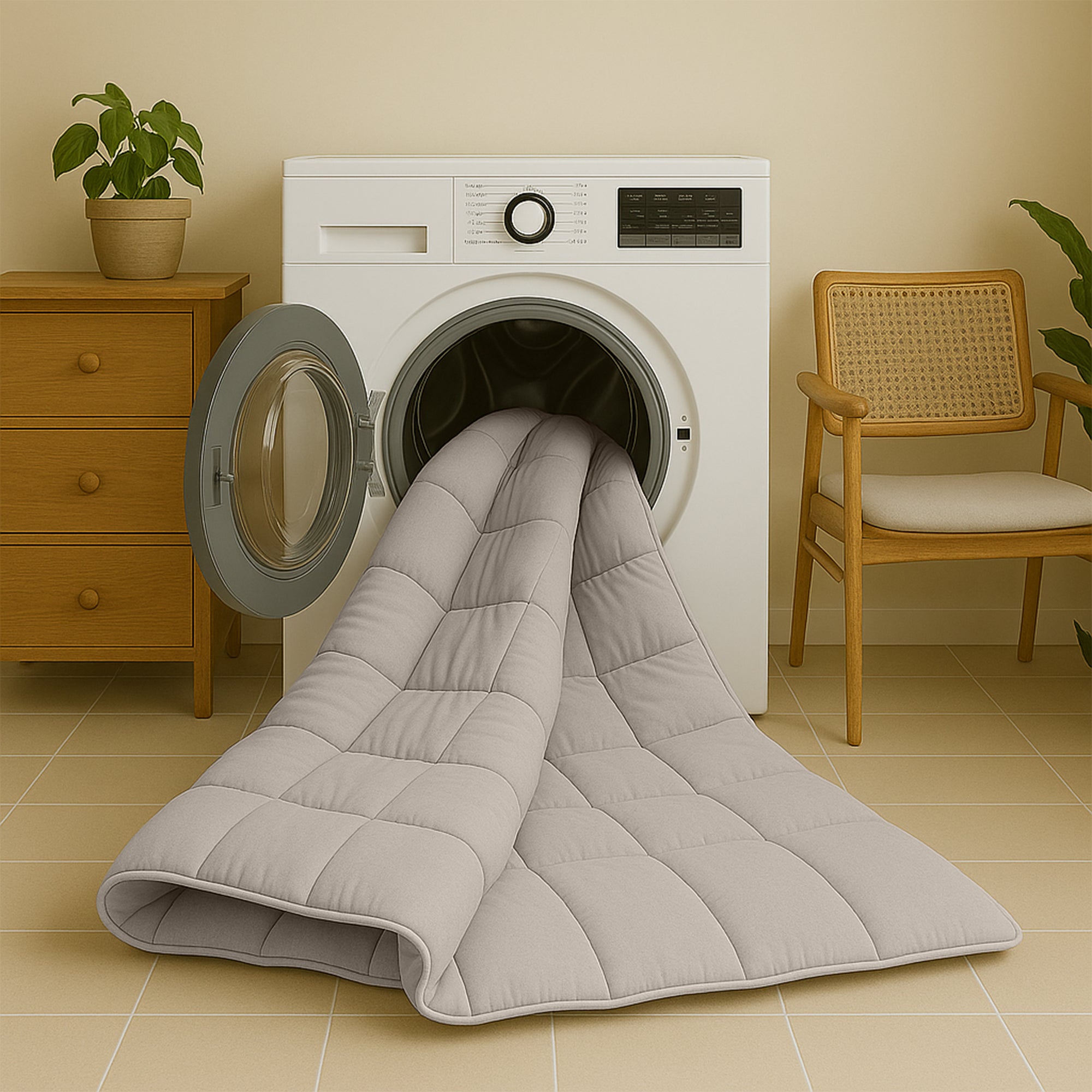 Dekbed Eazzy Stonewash premium Sand