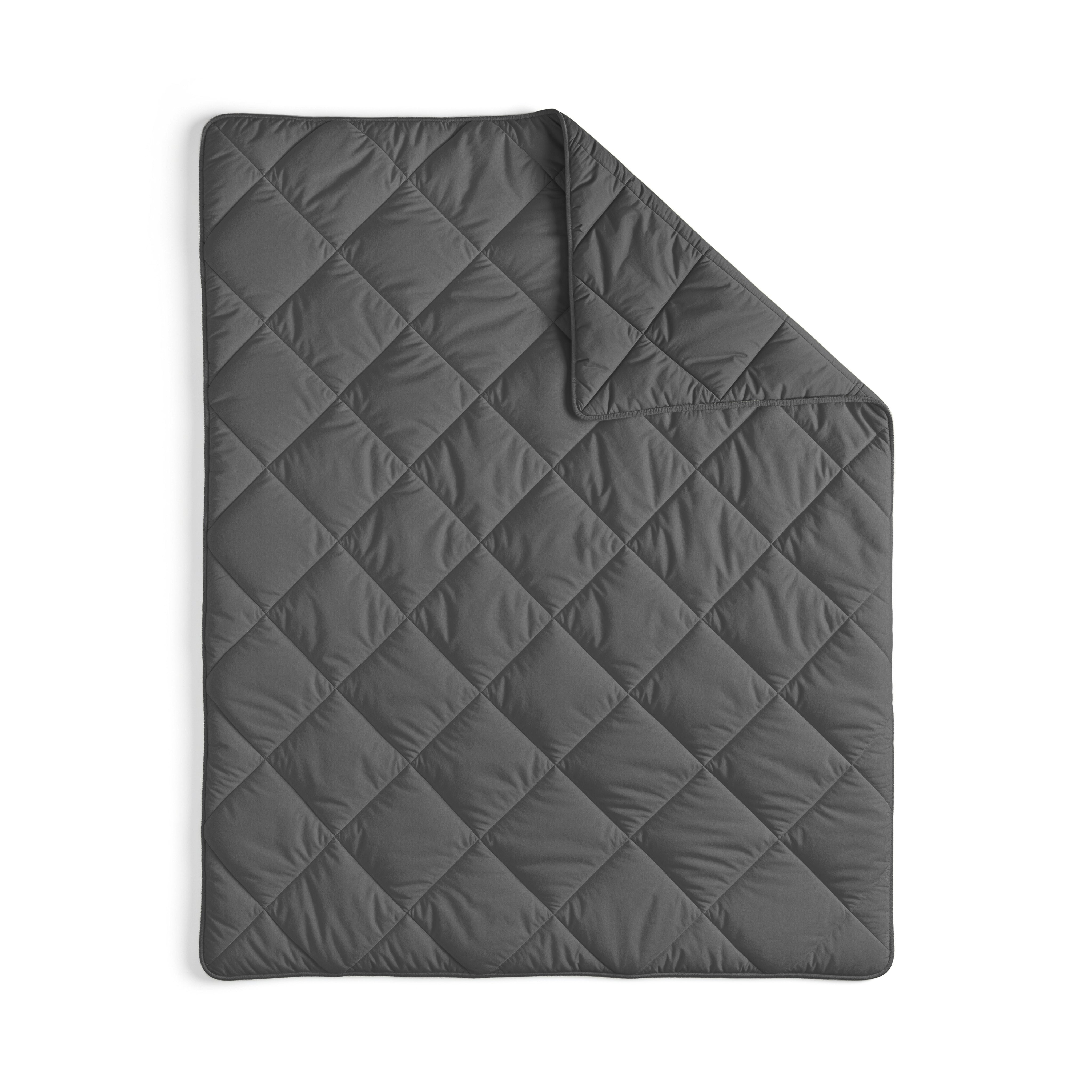 All-in-One Lazy Duvet Diamond Anthracite - Duvet with pillowcases