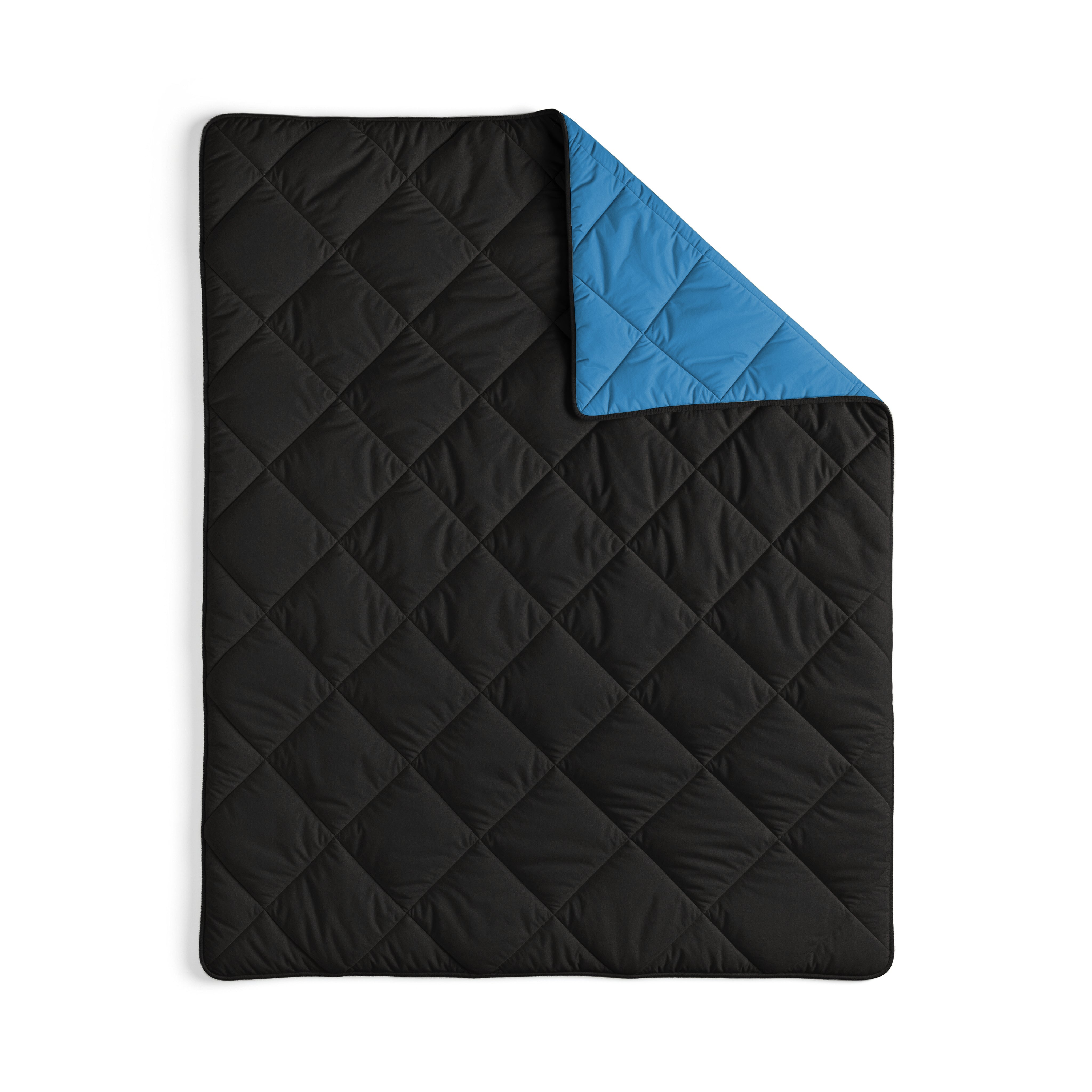 All-in-One Lazy Duvet Diamond Black/Blue - Duvet with pillowcases