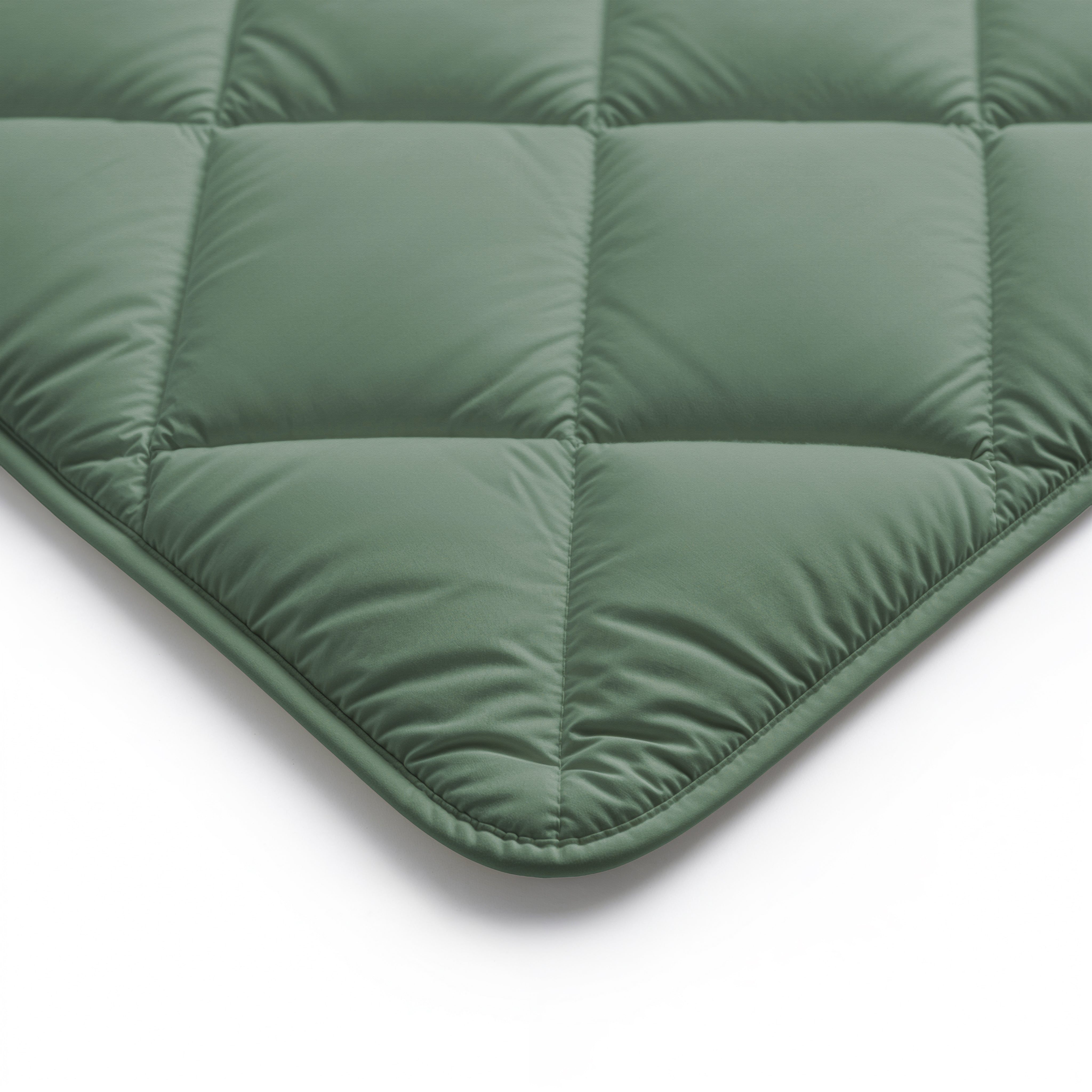 All-in-One Lazy Duvet Diamond Green/Khaki - Duvet with pillowcases
