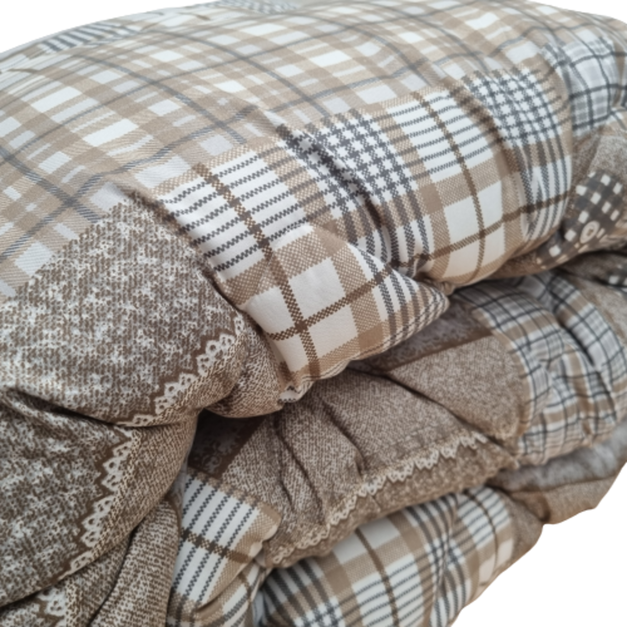 All-in One Lazy Dekbed Beige/Taupe - Dekbed voor het hele jaar