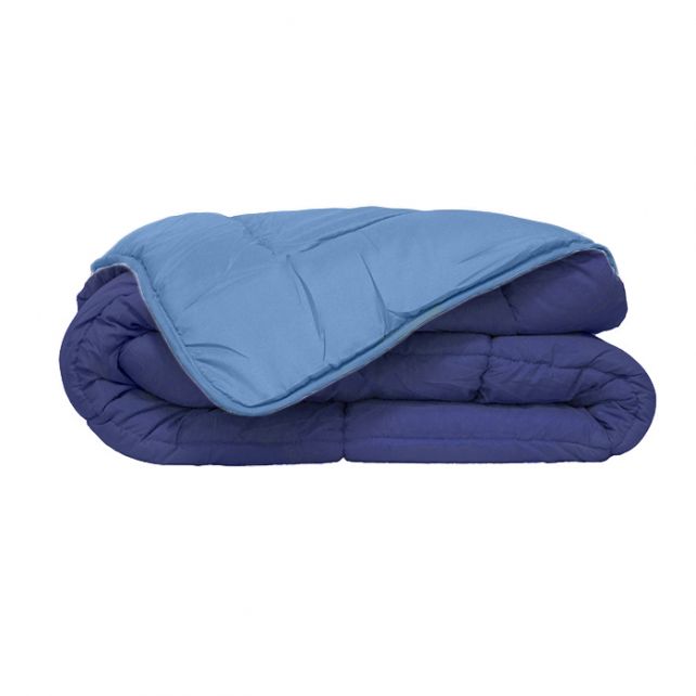 All-in One Lazy Dekbed Licht Blauw/Azuur - Dekbed voor het hele jaar