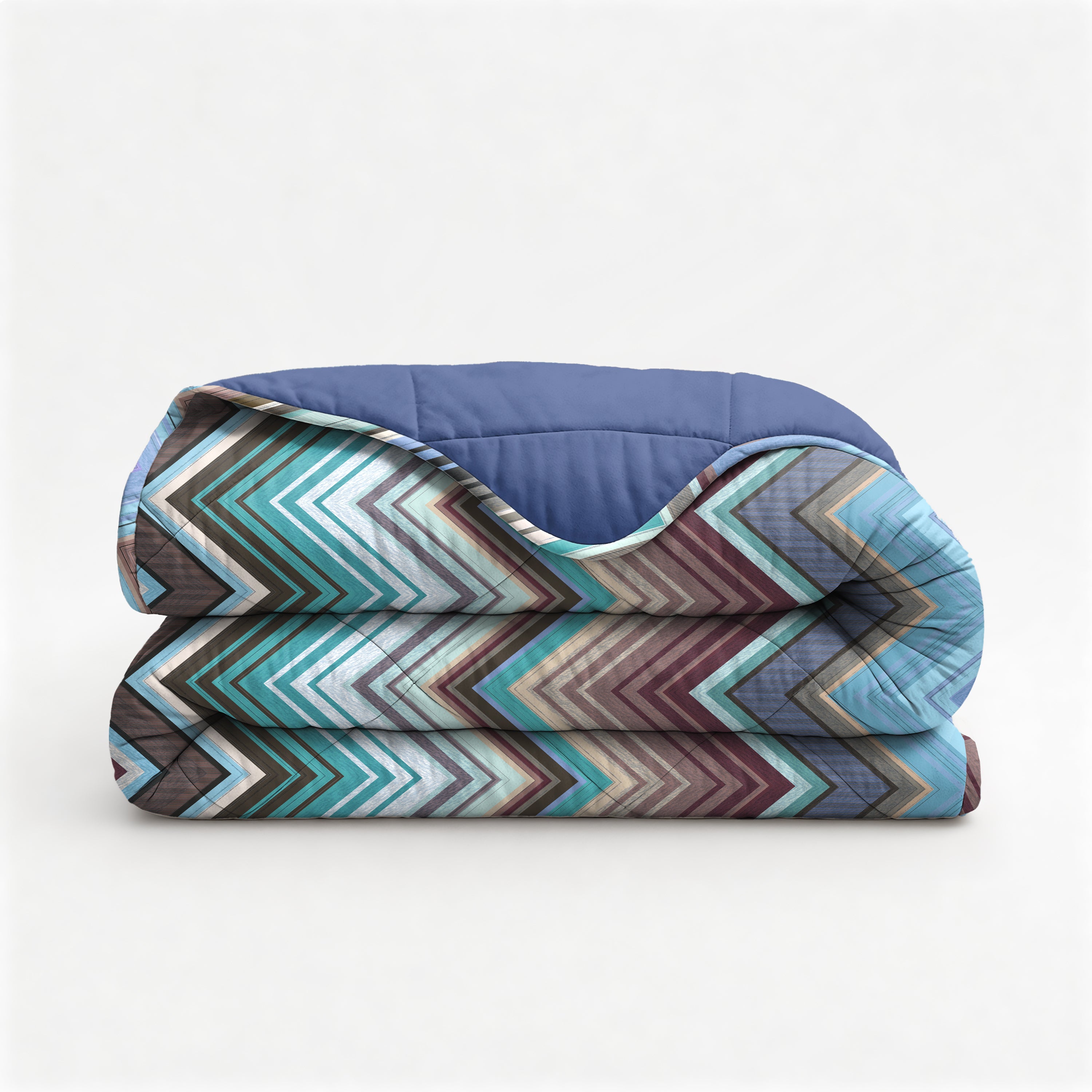 All-in One Lazy Dekbed Tilly Blauw - Dekbed met kussenslopen