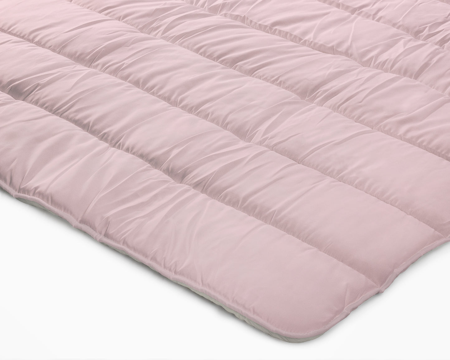 All-in one lazy dekbed Creme/Roze - Dekbed en overtrek in 1 - Lichtgewicht - Trendy kleuren