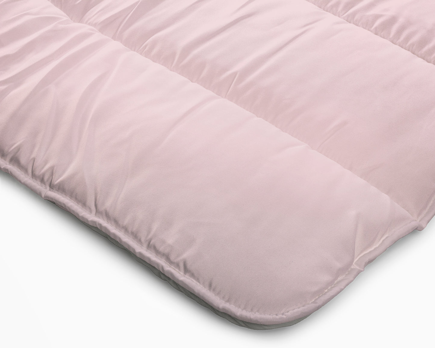 All-in one lazy dekbed Creme/Roze - Dekbed en overtrek in 1 - Lichtgewicht - Trendy kleuren