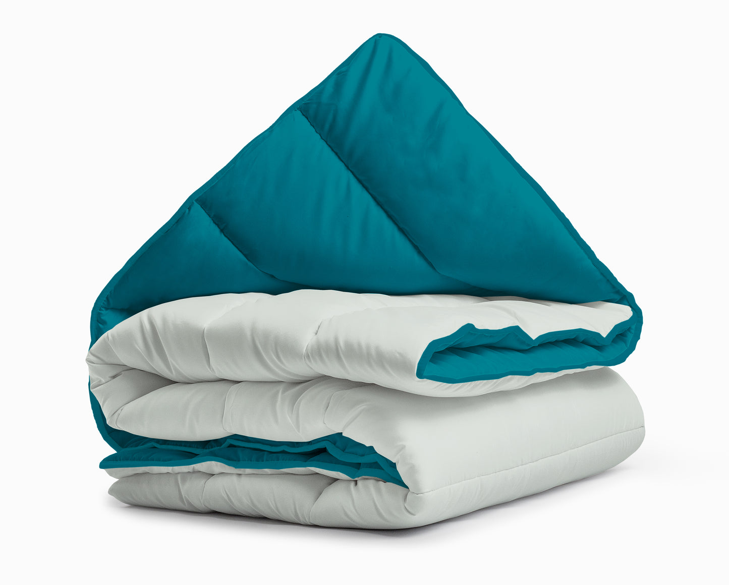 All-in one lazy dekbed Foggy/Plume - Dekbed en overtrek in 1 - Lichtgewicht - Trendy kleuren