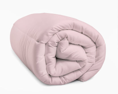 All-in one lazy dekbed Groen/Roze - Dekbed en overtrek in 1 - Lichtgewicht - Trendy kleuren