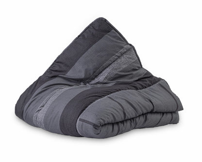 All-in one lazy dekbed Kees Antraciet - Dekbed en overtrek in 1 - Lichtgewicht - Trendy kleuren