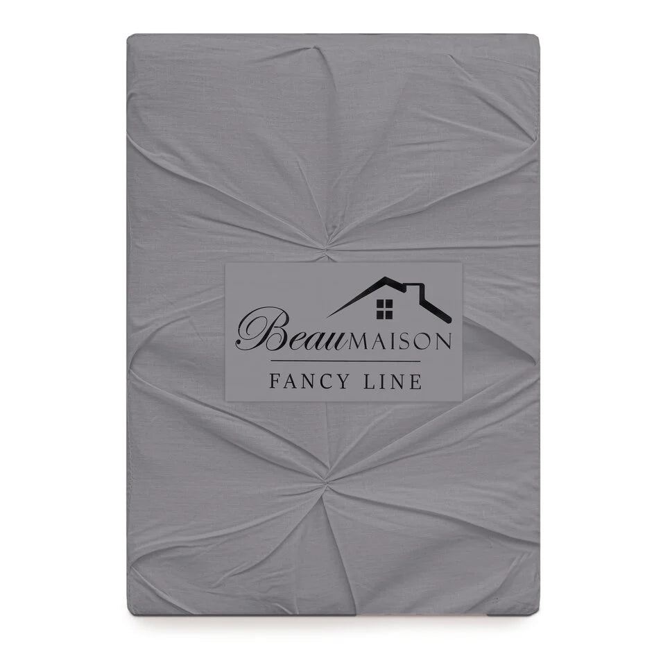 Augustine Grey Duvet Cover - Luxury &amp; Elegance
