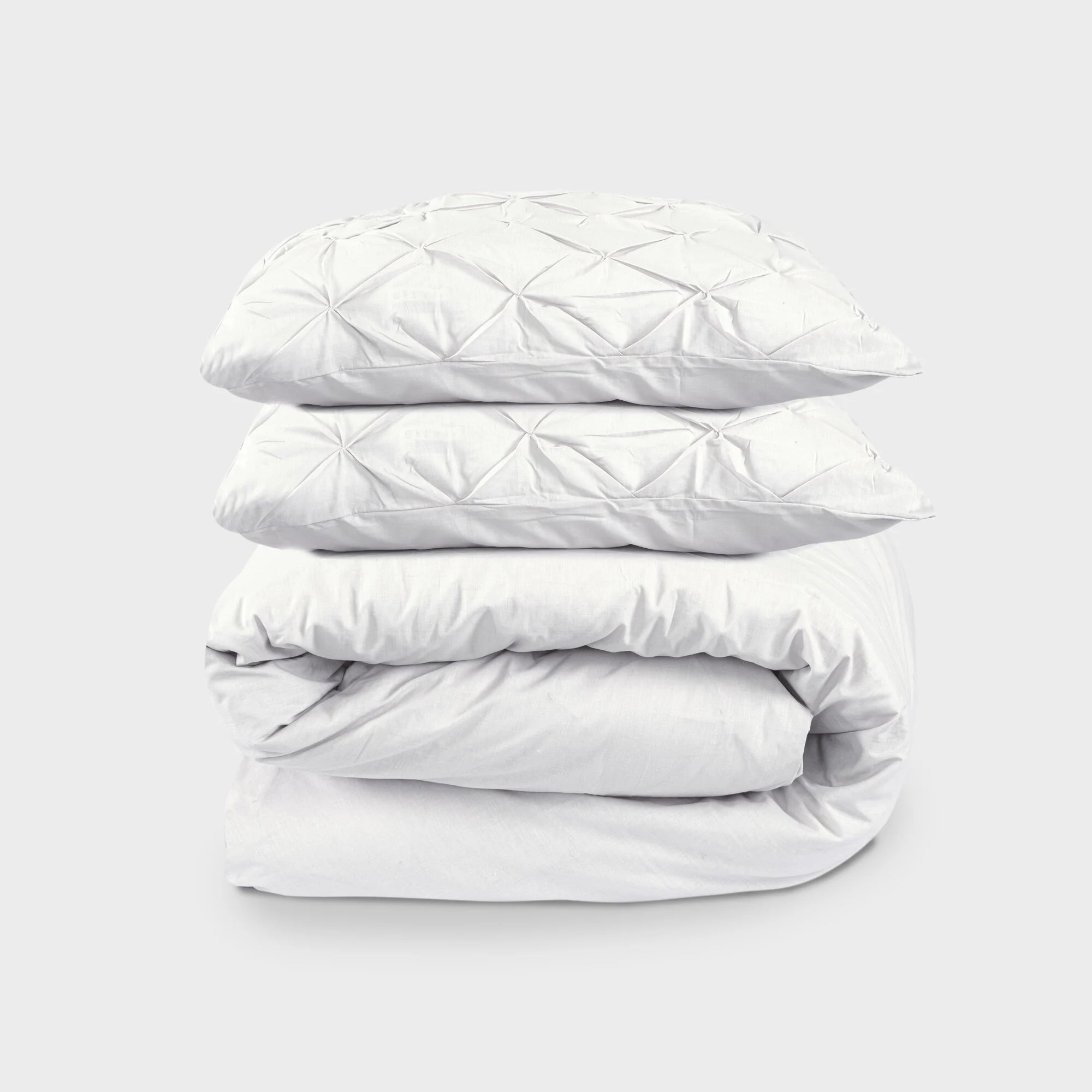 Augustine White Duvet Cover | Luxury 100% Cotton