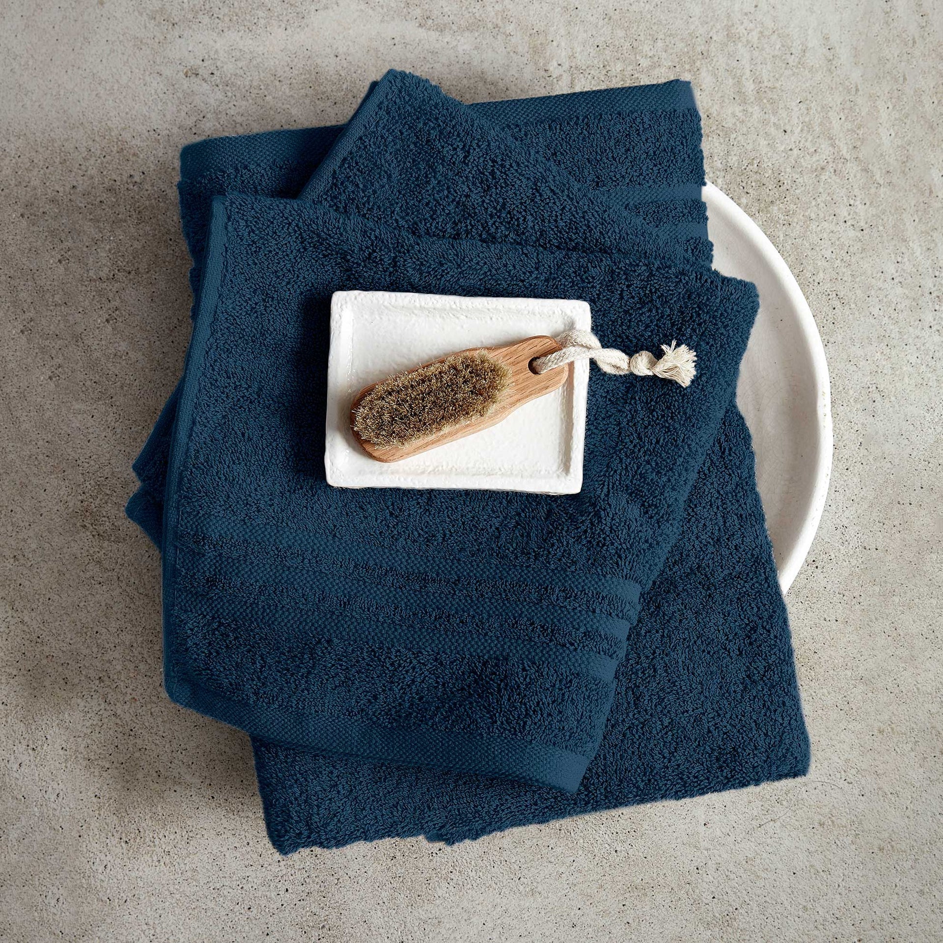 Baddoek Bath Basics - Beige - 100% Katoen - 500 g/m2 - 50 x 100 cm