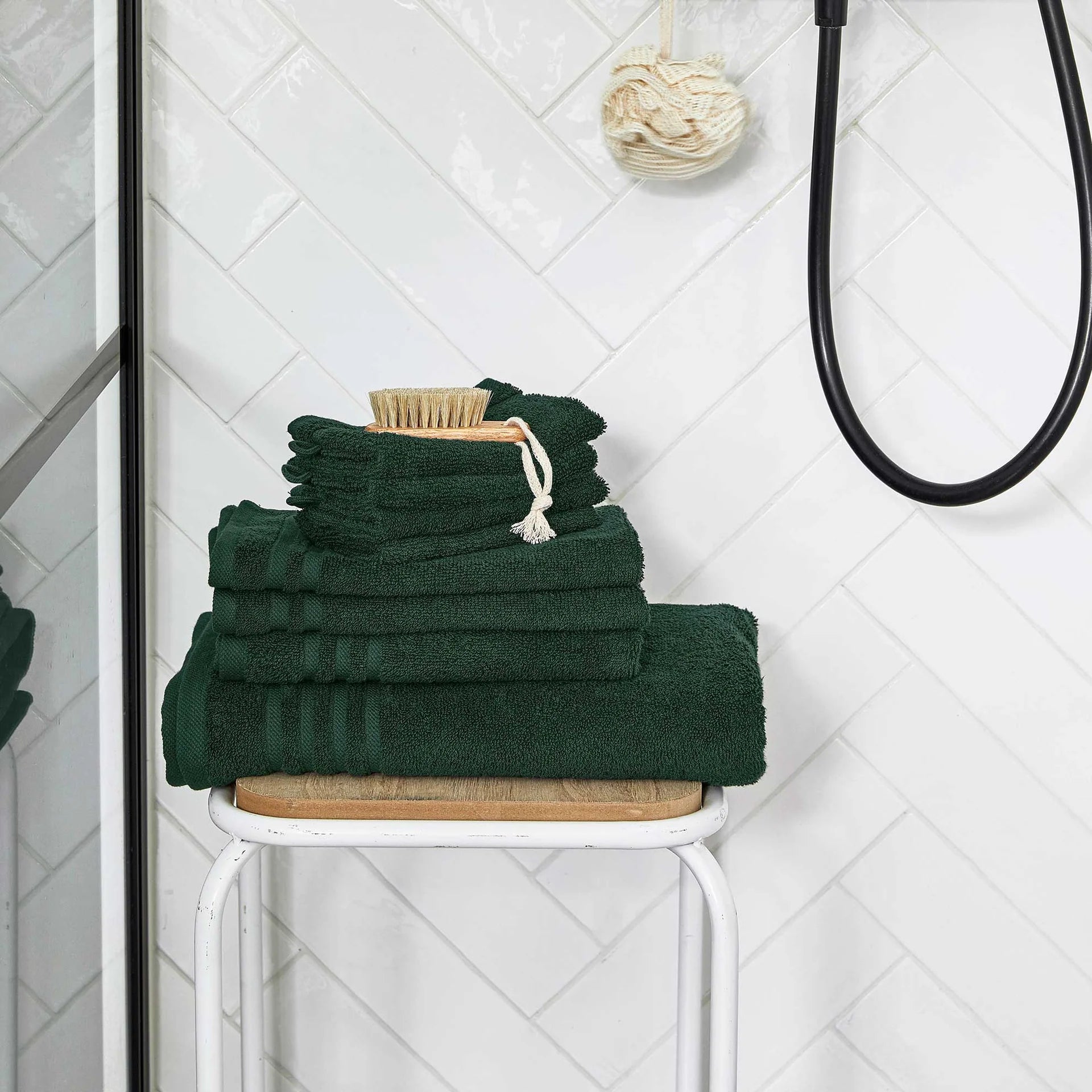 Badlaken Bath Basics - Beige - 100% Katoen - 500 g/m2 - 70 x 140 cm