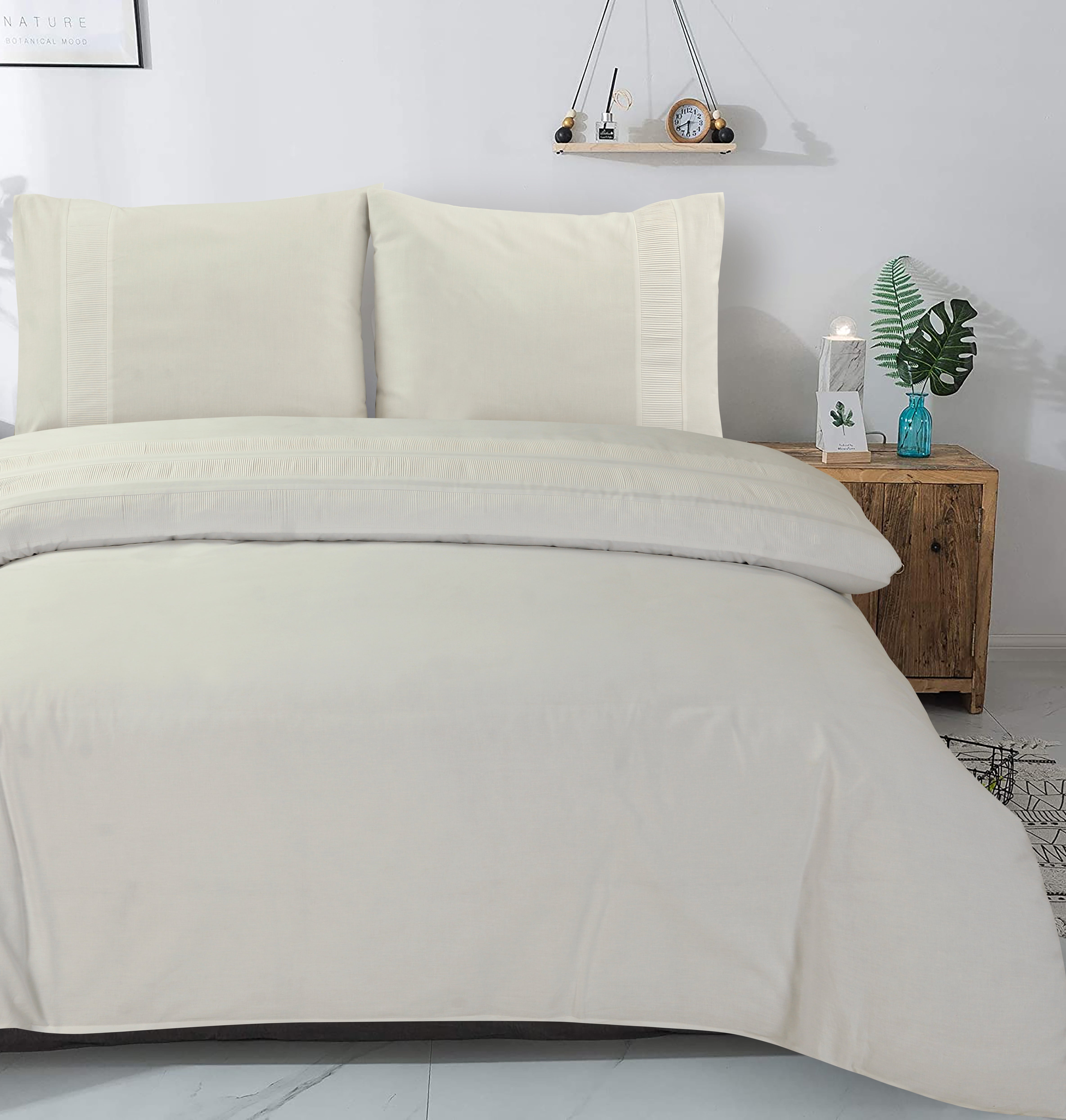 Bali Dekbedovertrek Creme - 100% Katoen