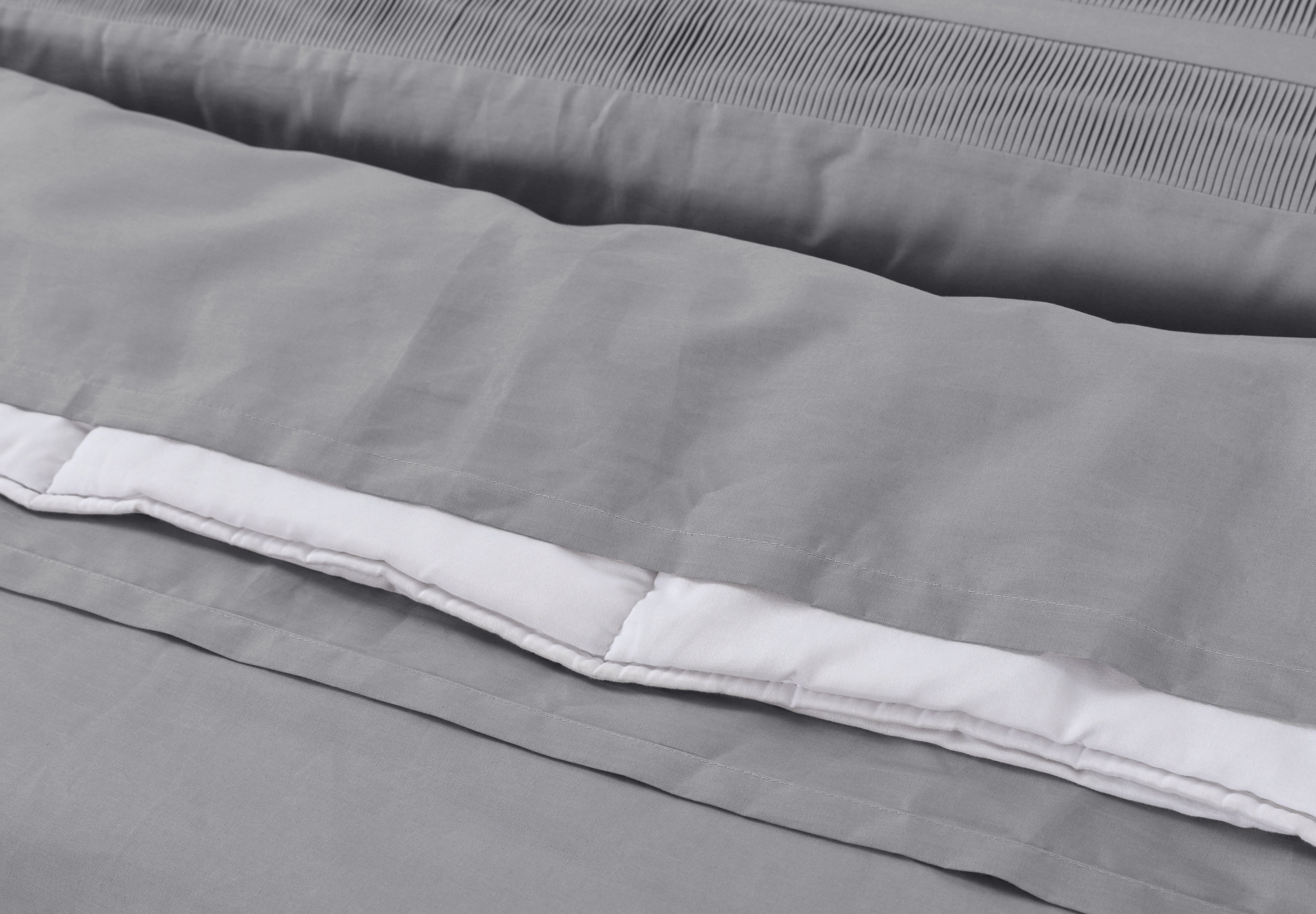 Bali Dekbedovertrek Grijs - 100% Katoen