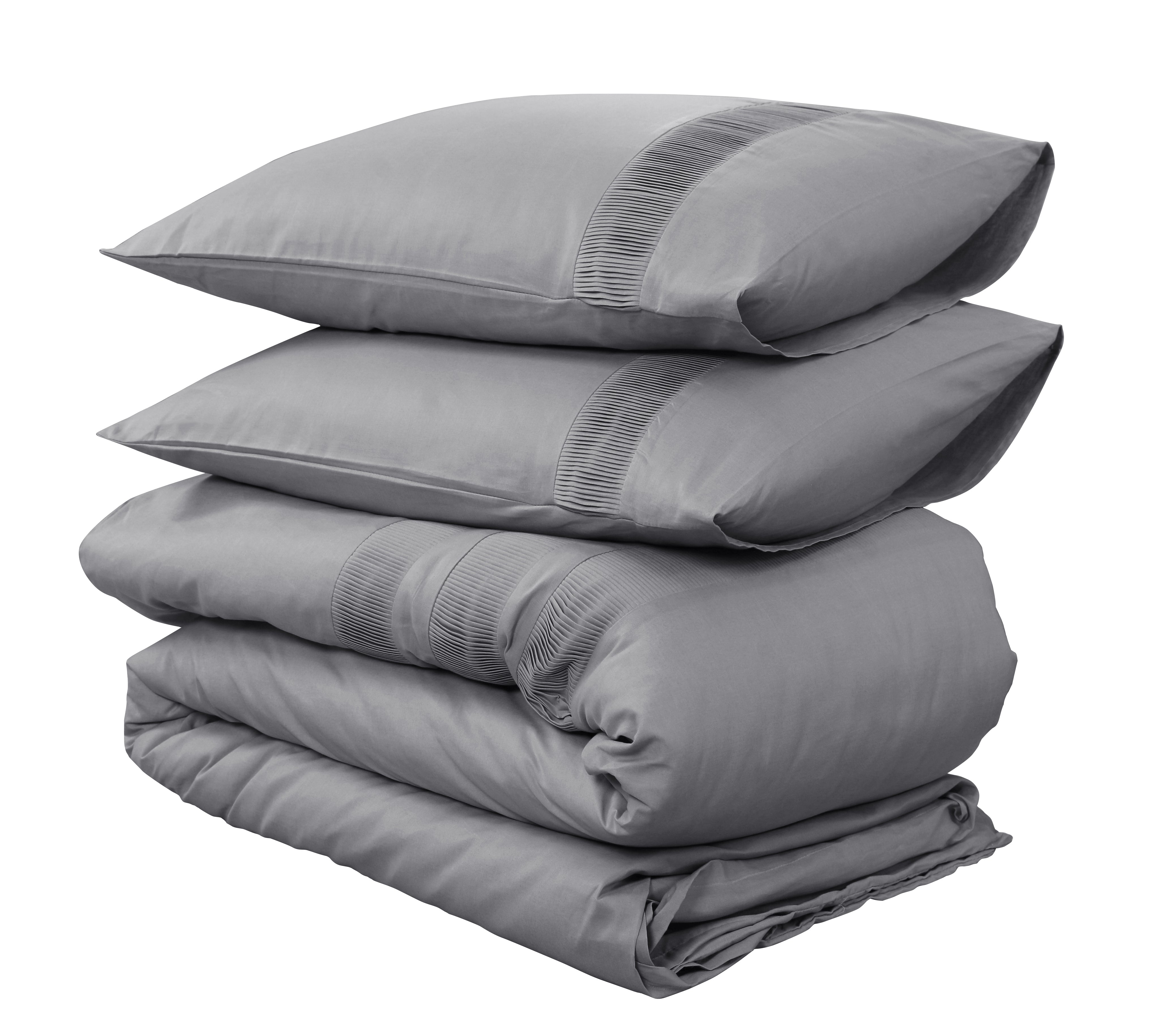 Bali Dekbedovertrek Grijs - 100% Katoen