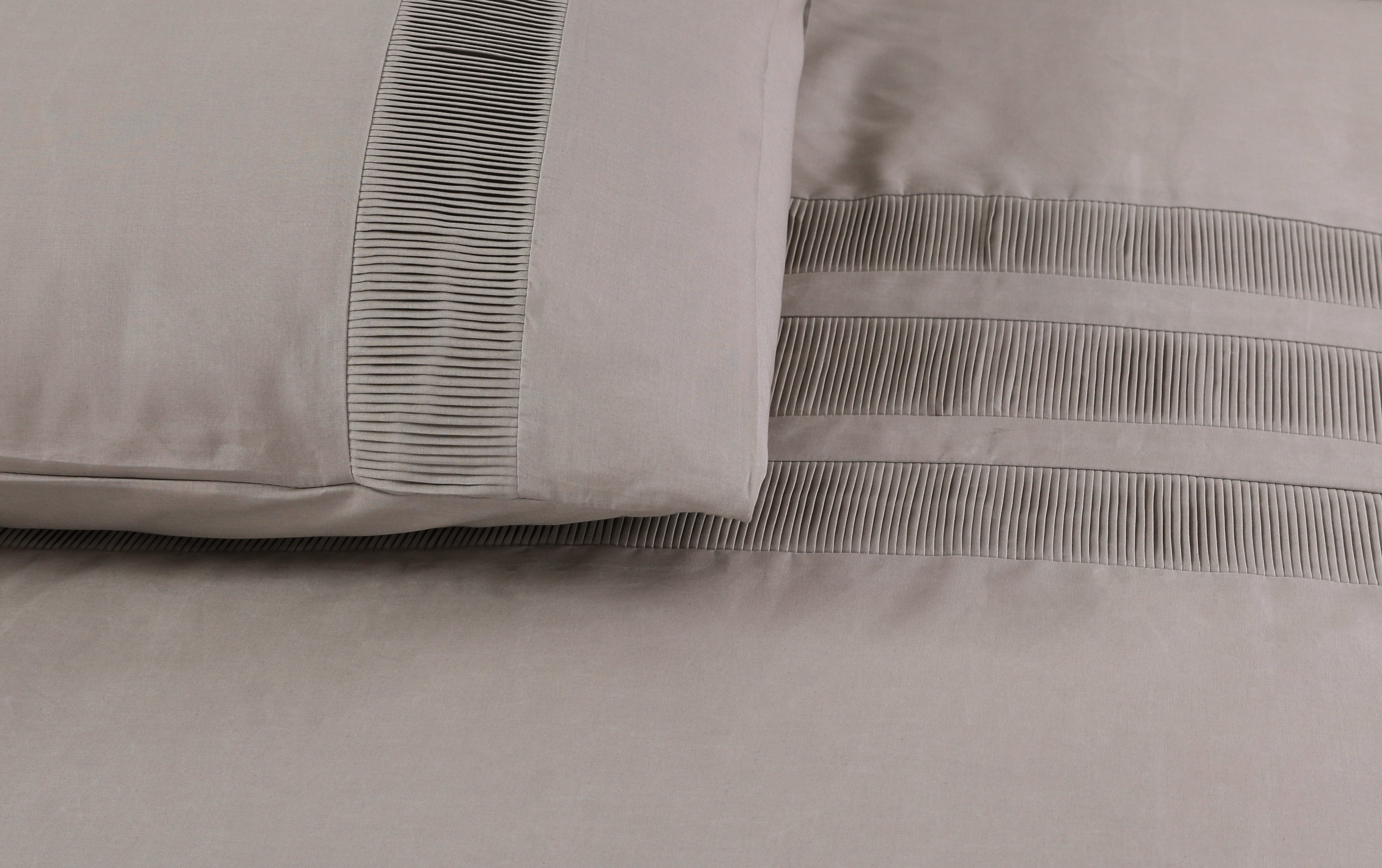 Bali Dekbedovertrek Taupe - 100% Katoen