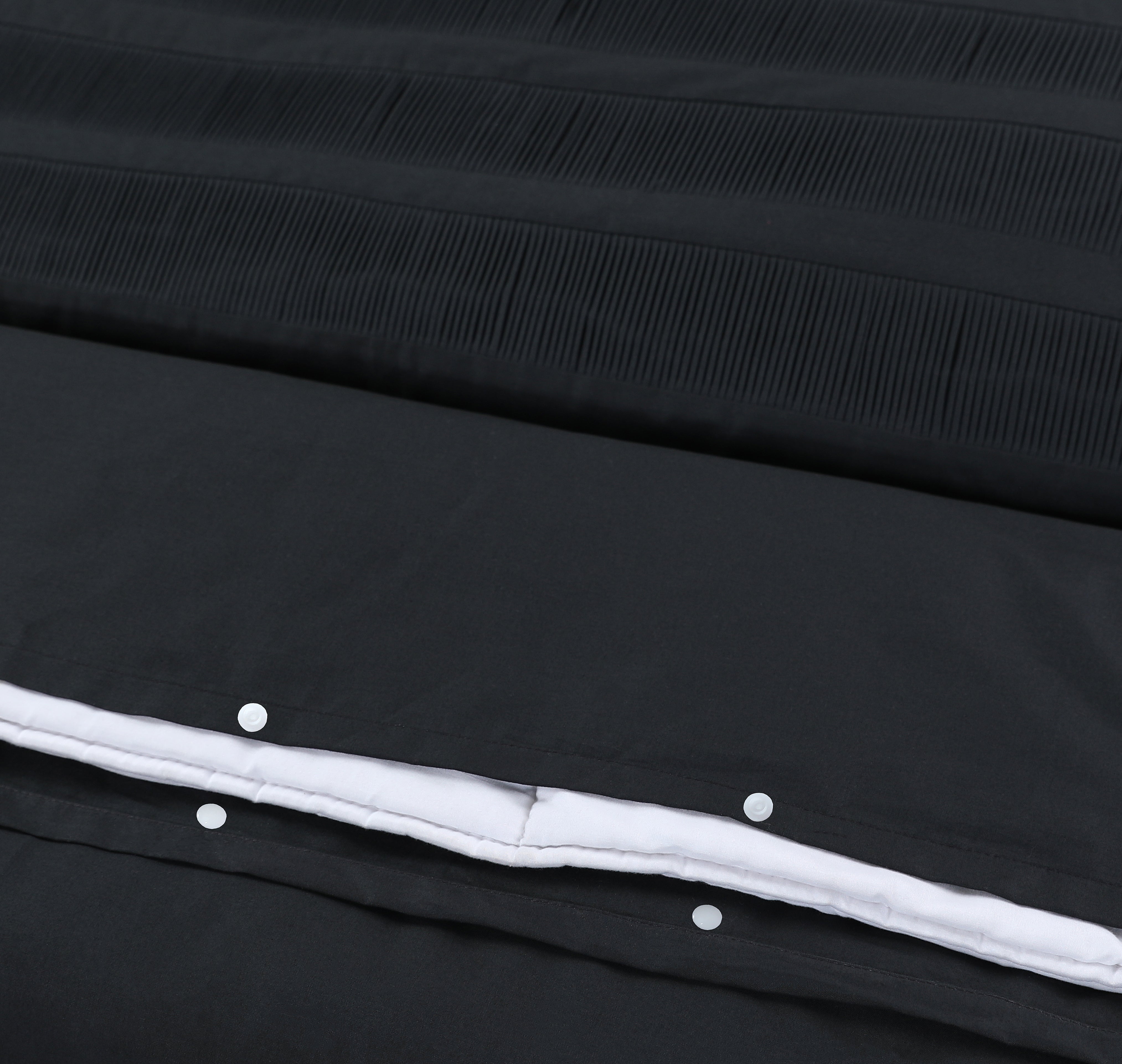 Bali Dekbedovertrek Zwart - 100% Katoen