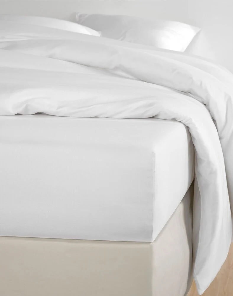 Katoenen Hoeslaken Wit | Luxe, Comfort en Duurzaamheid | 100% Katoen