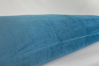 Kussensloop Petrol Blauw - Velvet Bodypillowhoes (45x145 cm)