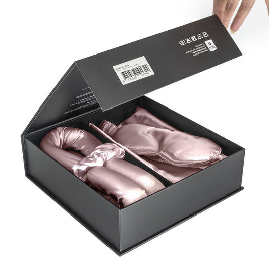 Beauty Set 4-Delig Roze - Geschikt voor alle haartypes - Helpt tegen oogrimpels - Krult je haar zonder hitte