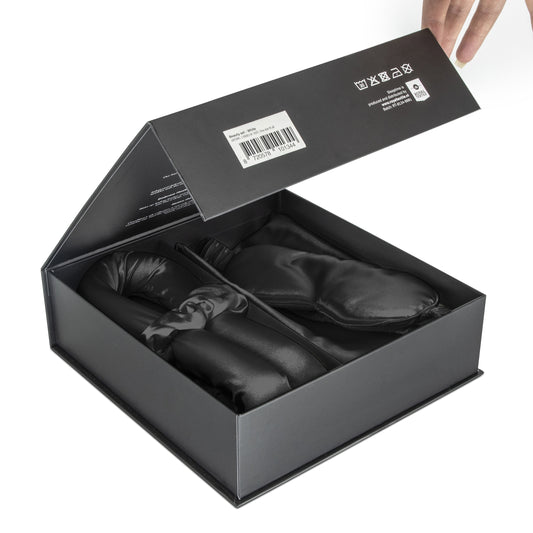 Beauty Set 4-delig Zwart - Geschikt voor alle haartypes - Helpt tegen oogrimpels - Krult je haar zonder hitte