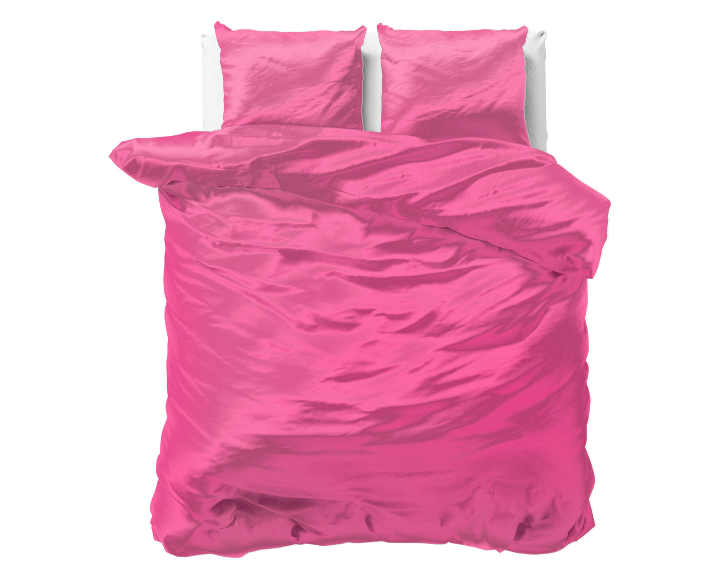 Beauty Skin Care Dekbedovertrek Fel Roze - Haar- en huidverzorgend - Uni design - Luxe uitstraling