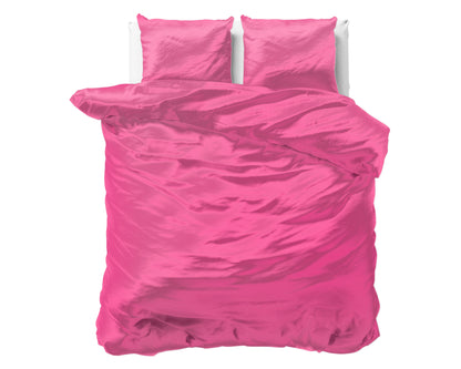 Beauty Skin Care Dekbedovertrek Fel Roze - Haar- en huidverzorgend - Uni design - Luxe uitstraling