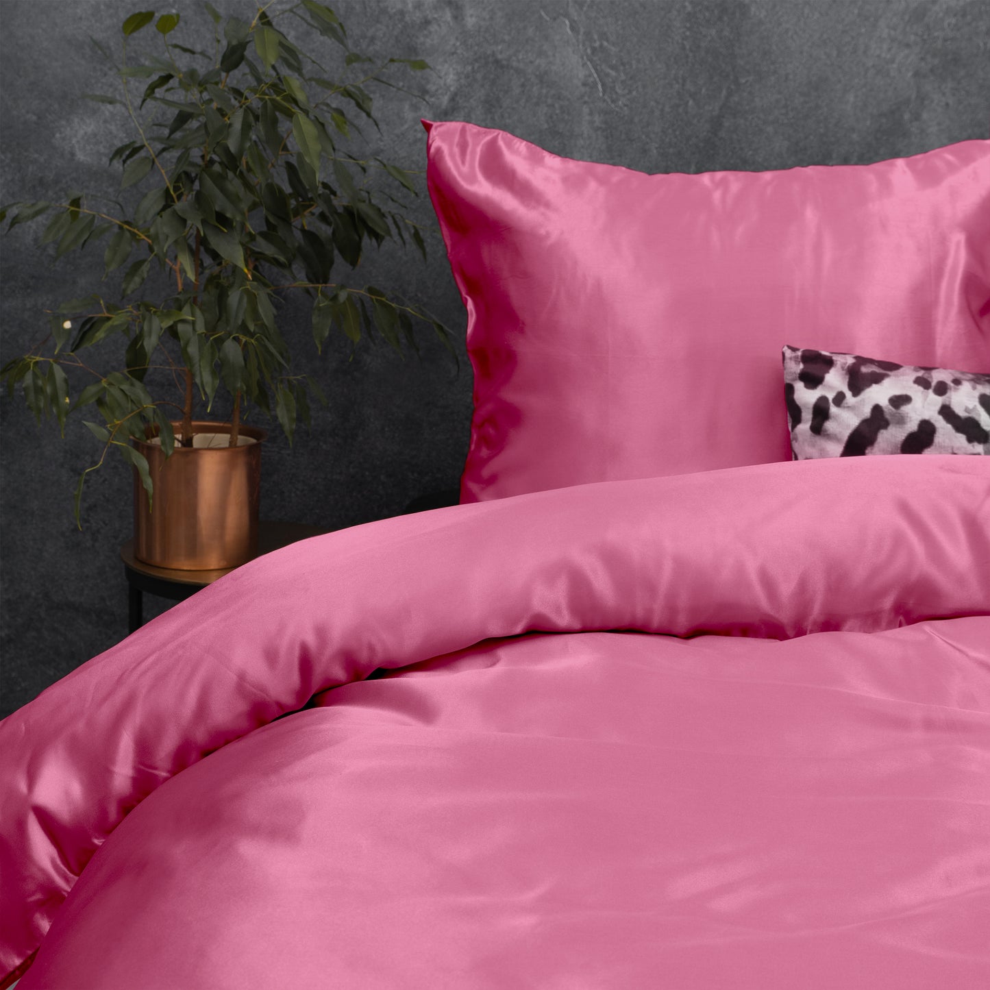 Beauty Skin Care Dekbedovertrek Fel Roze - Haar- en huidverzorgend - Uni design - Luxe uitstraling