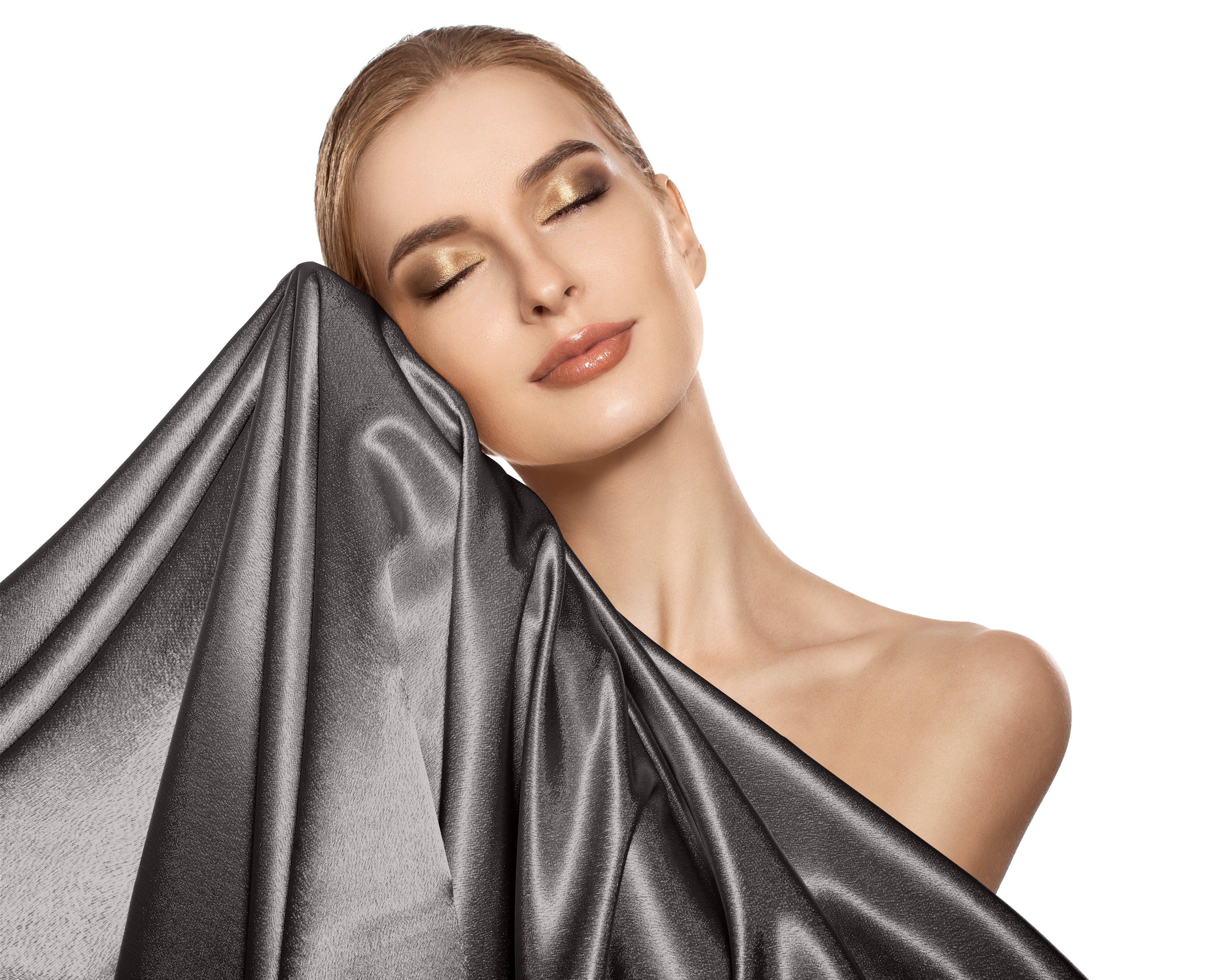 Beauty Skin Care Kussensloop Antraciet - Anti haar slijtage - Haarsalon product - Glanssatijn