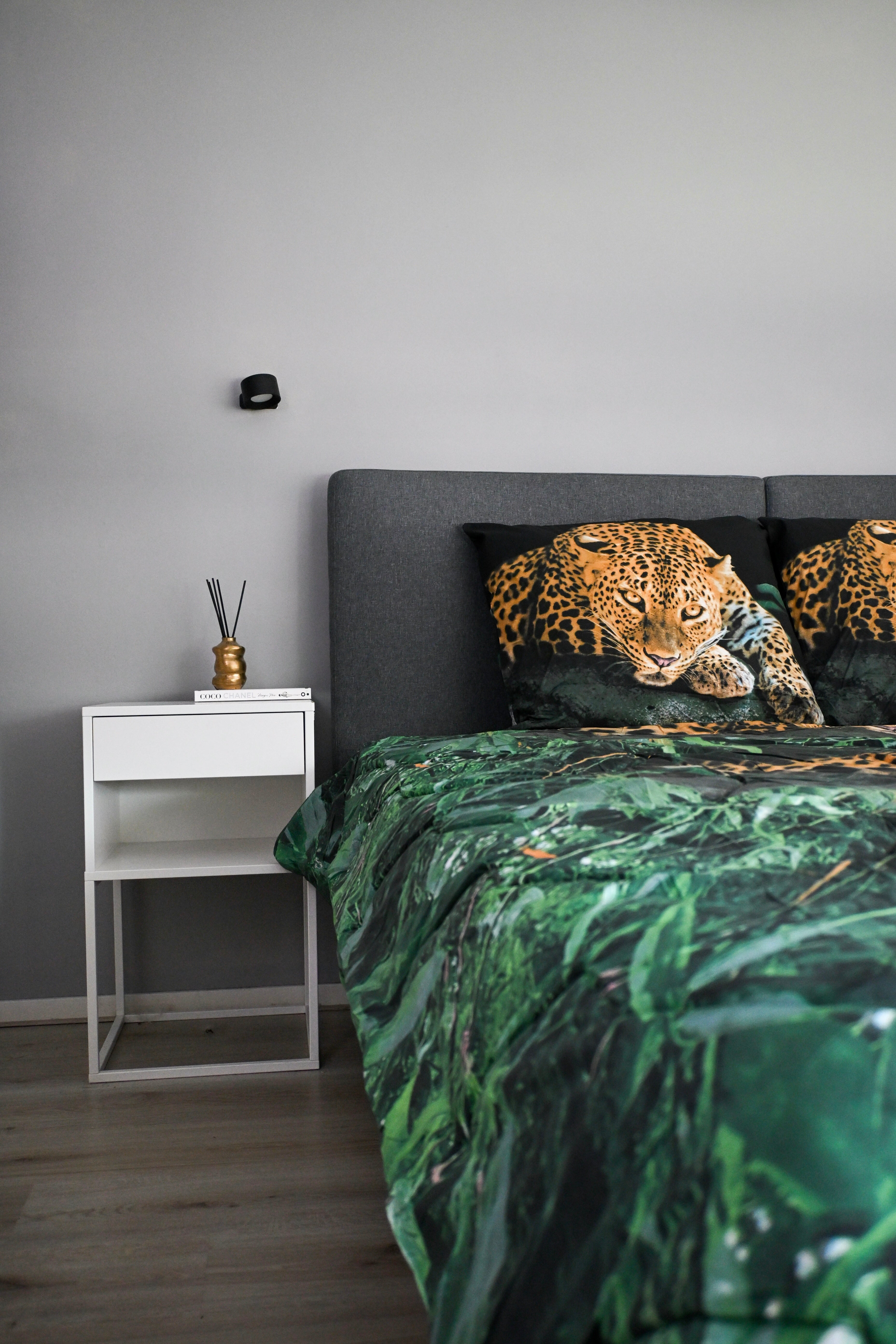 Bedrukt Dekbed Jungle Leopard Black - All Year - Easy Dekbed