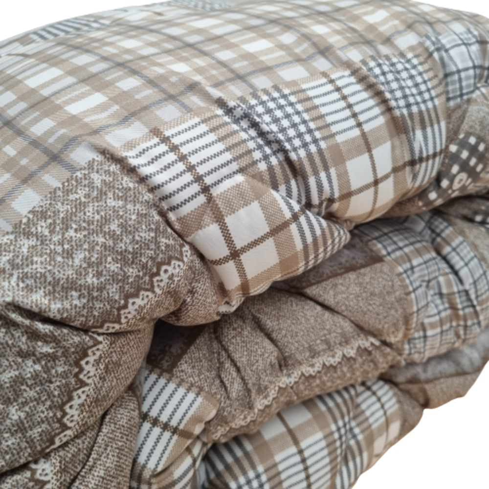 Beige-Taupe Kant en Klaar Dekbed - Dekbed Zonder Overtrek