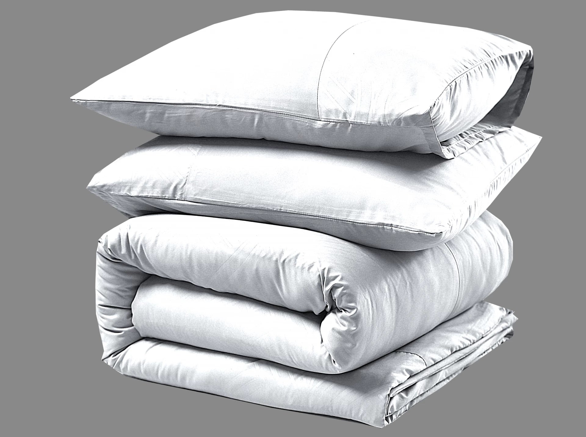 Berlin Duvet Cover White - Plain design - Deep print design - Easy to wash